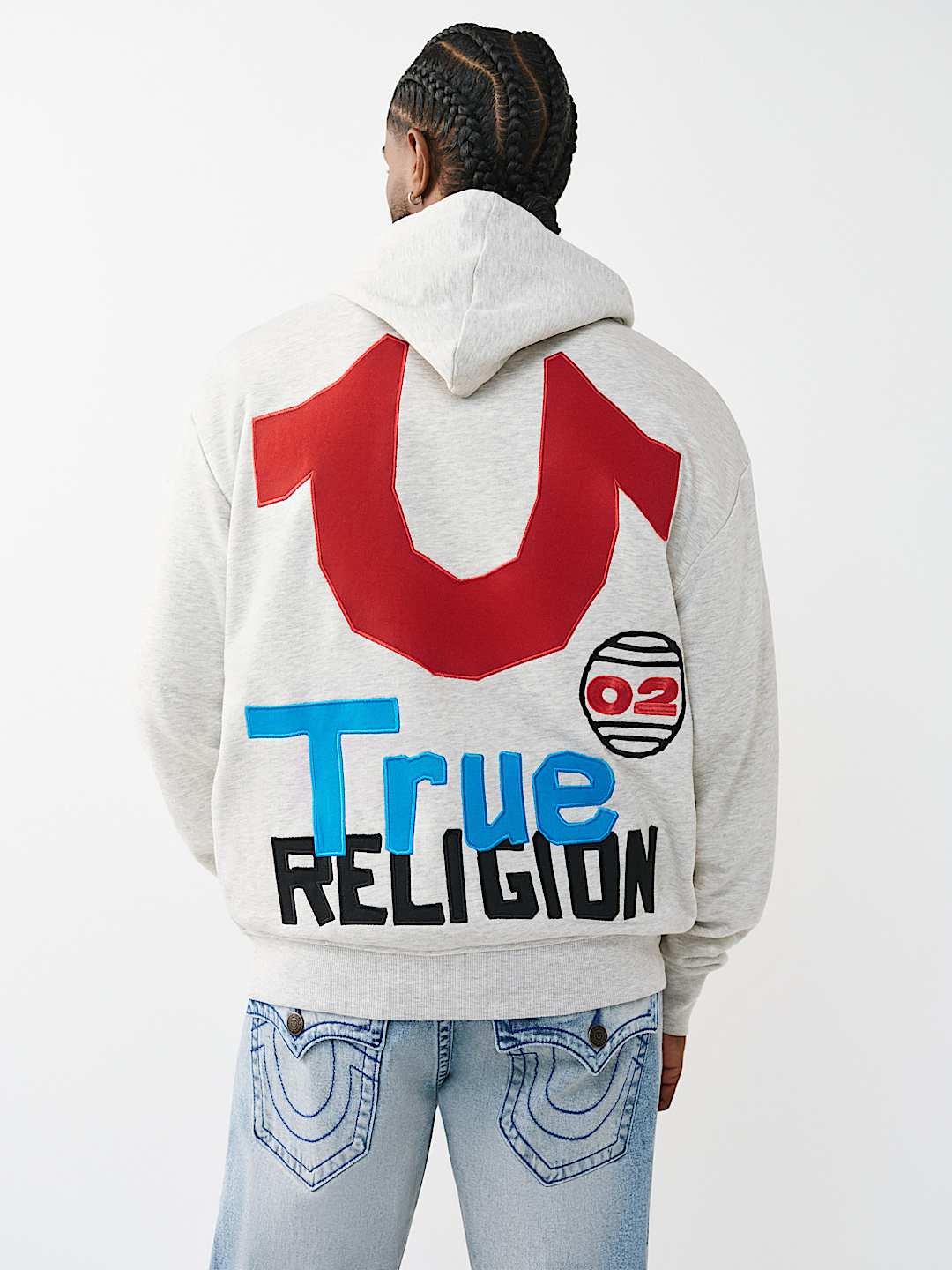 BLOCK HORSESHOE LOGO ZIP HOODIE, image 1