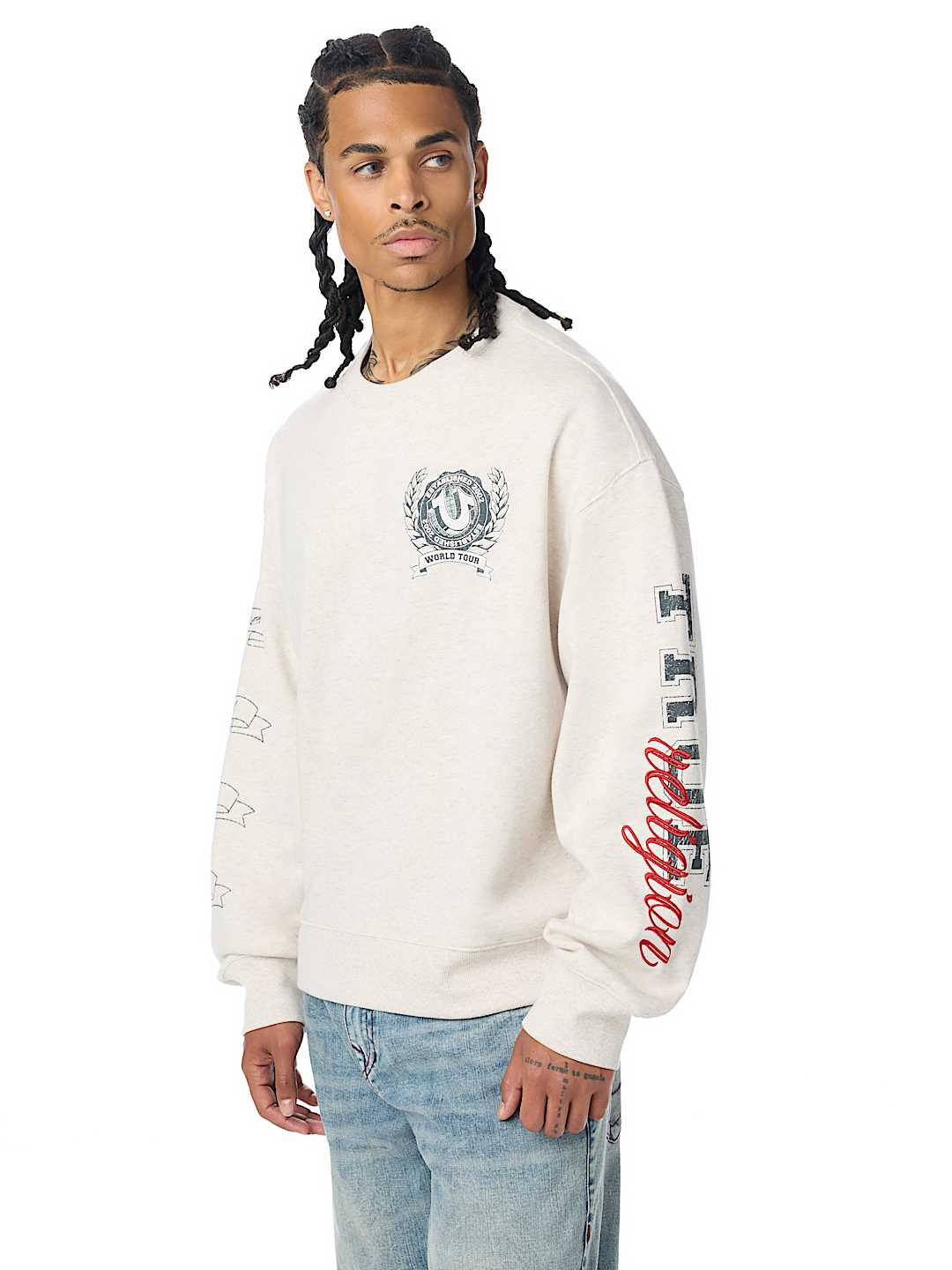 HORSESHOE CREST RELAXED CREWNECK