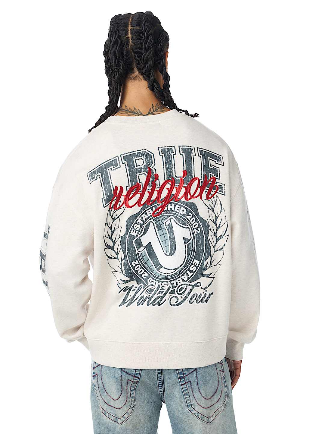 HORSESHOE CREST RELAXED CREWNECK