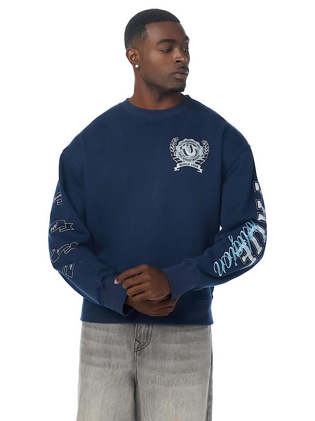 HORSESHOE CREST RELAXED CREWNECK