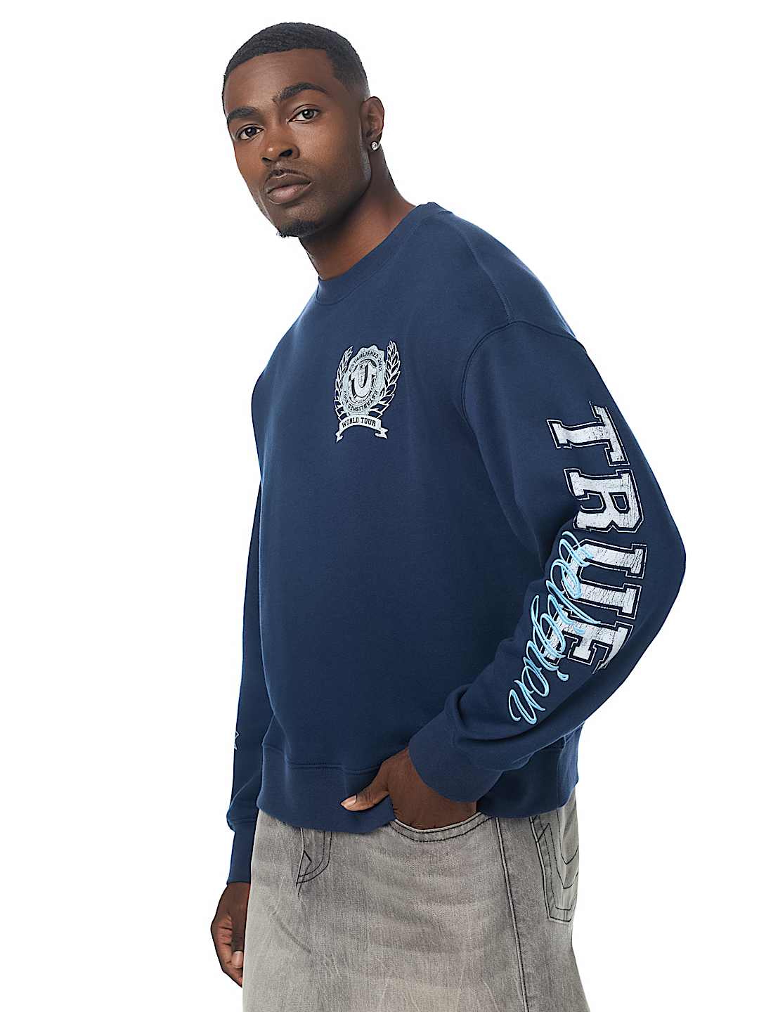 HORSESHOE CREST RELAXED CREWNECK