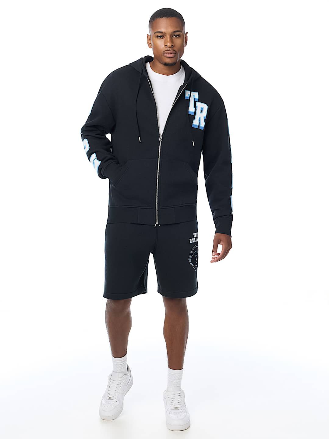 OVERT BUDDHA LOGO ZIP HOODIE