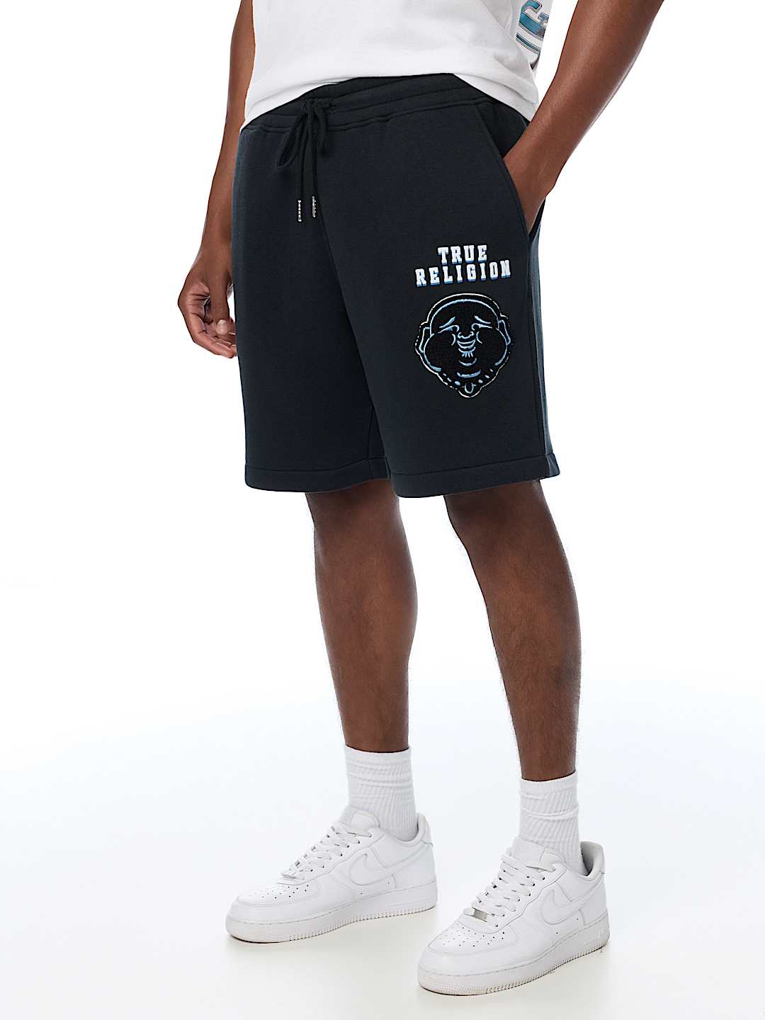 OVERT BUDDHA LOGO FLEECE SHORT