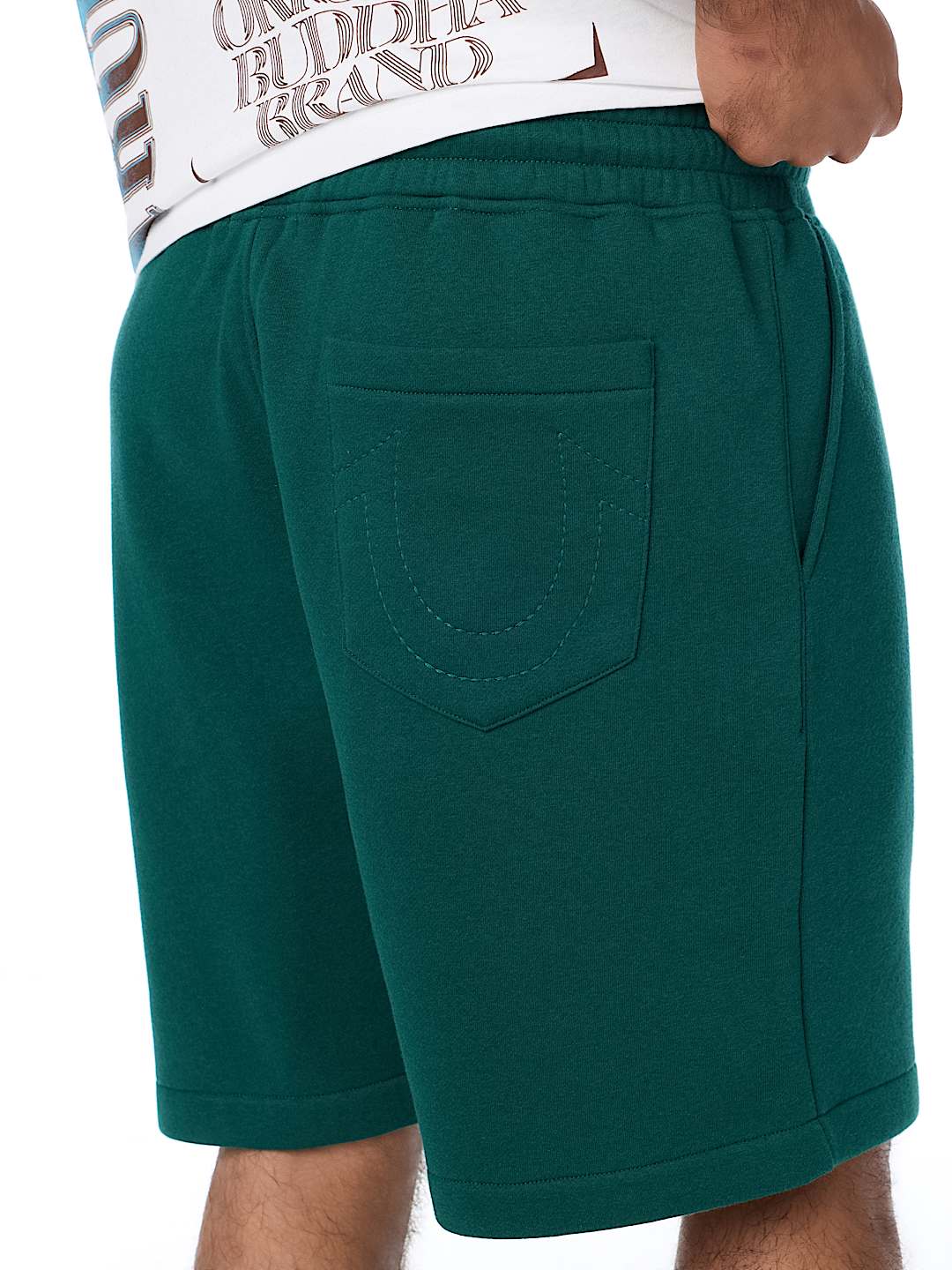 OVERT BUDDHA LOGO FLEECE SHORT