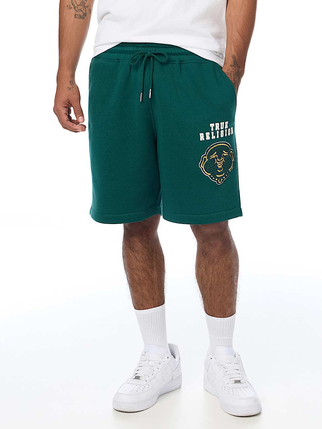 OVERT BUDDHA LOGO FLEECE SHORT