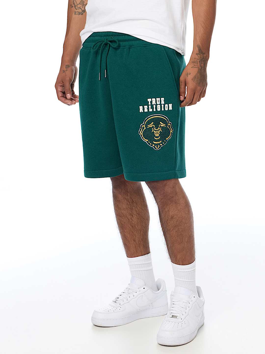 OVERT BUDDHA LOGO FLEECE SHORT