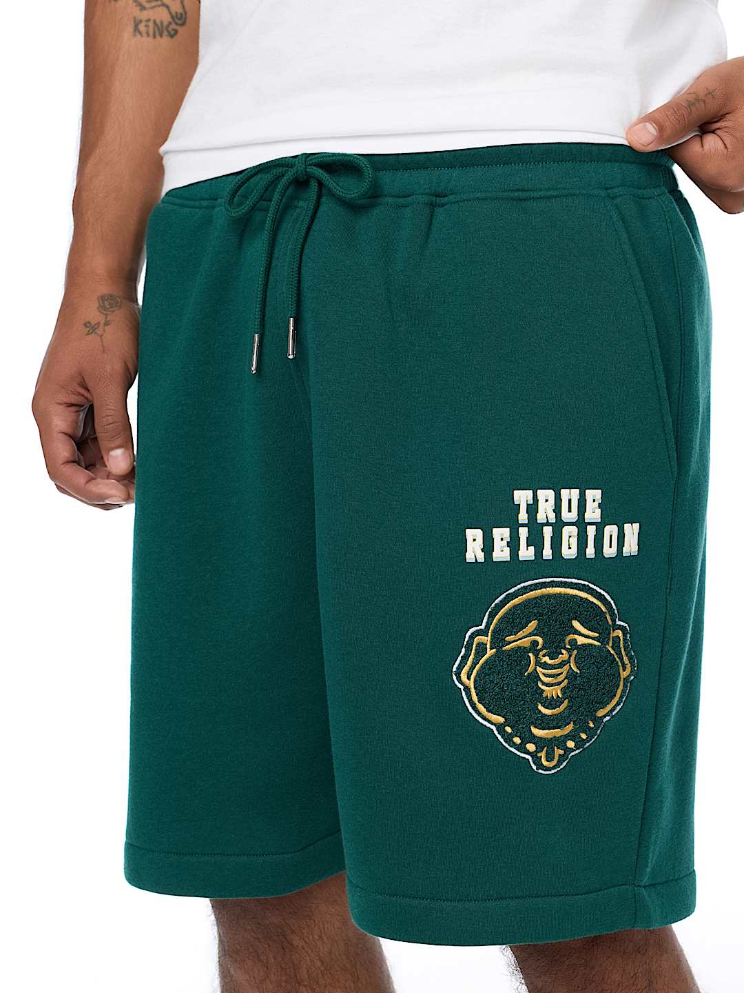 OVERT BUDDHA LOGO FLEECE SHORT