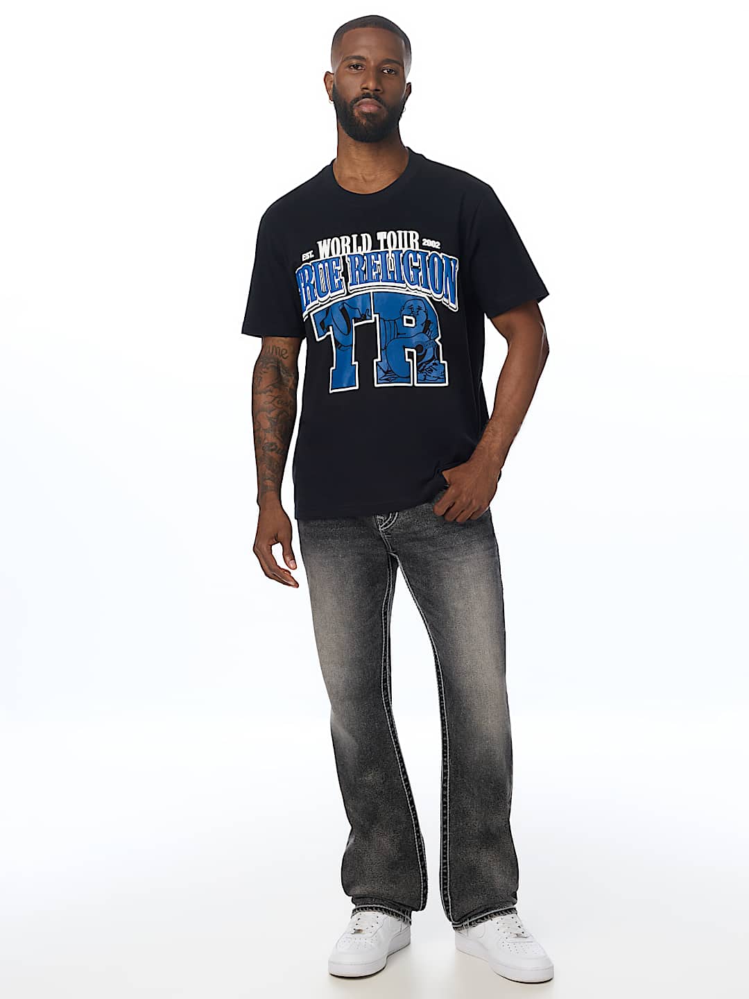 ARCHED LOGO BUDDHA TEE