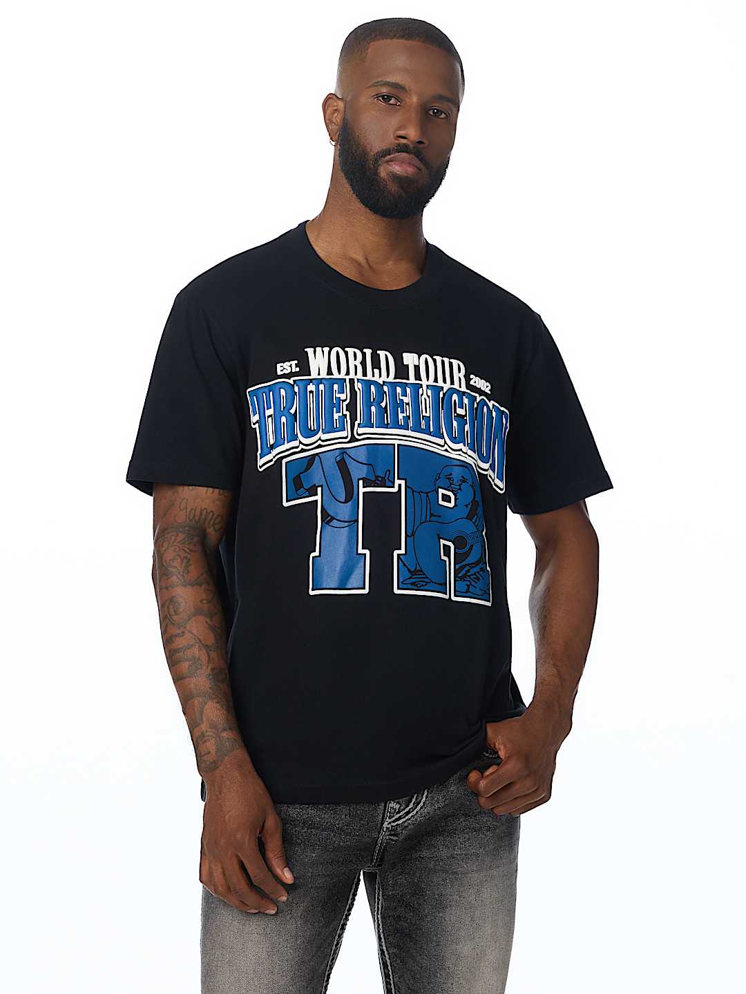 ARCHED LOGO BUDDHA TEE