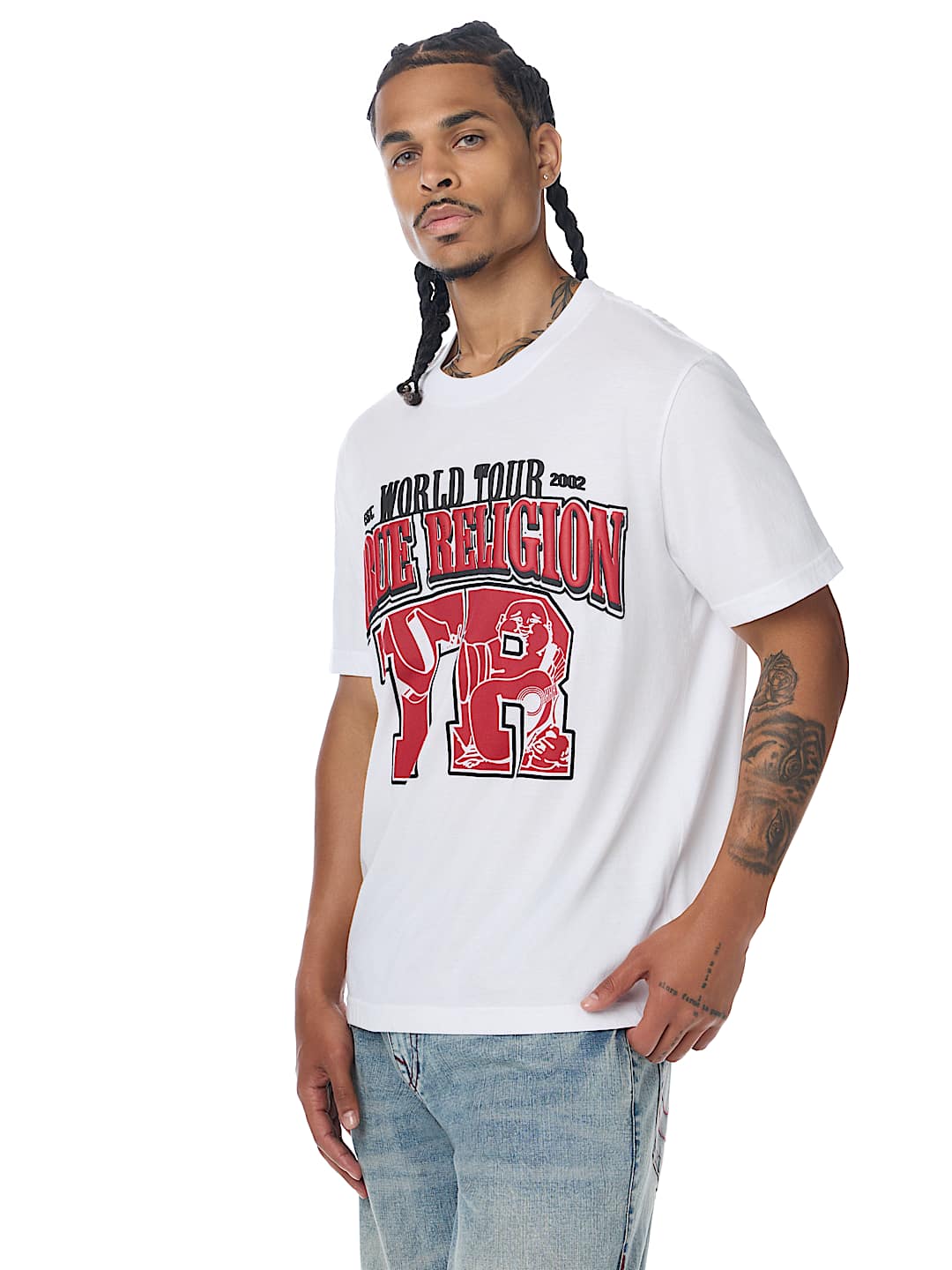ARCHED LOGO BUDDHA TEE