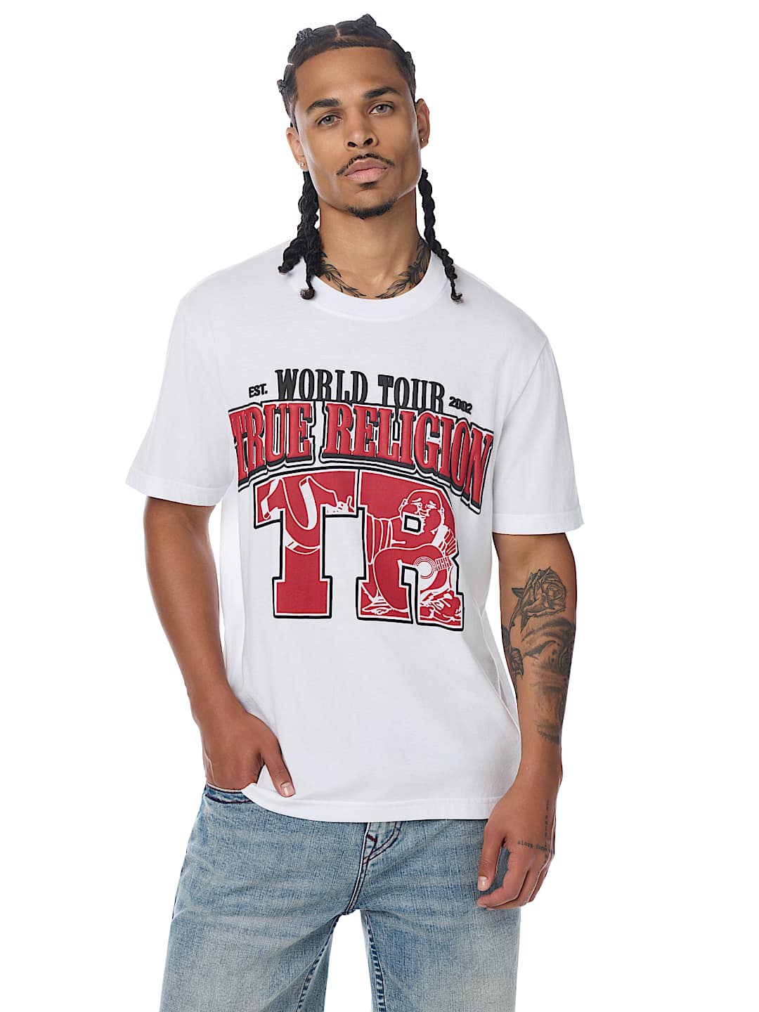 ARCHED LOGO BUDDHA TEE