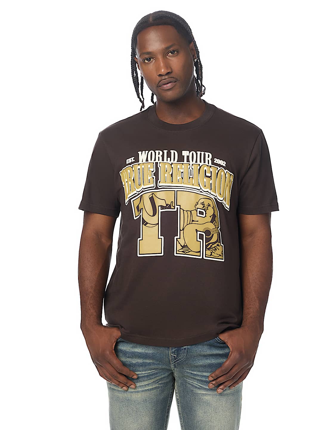 ARCHED LOGO BUDDHA TEE