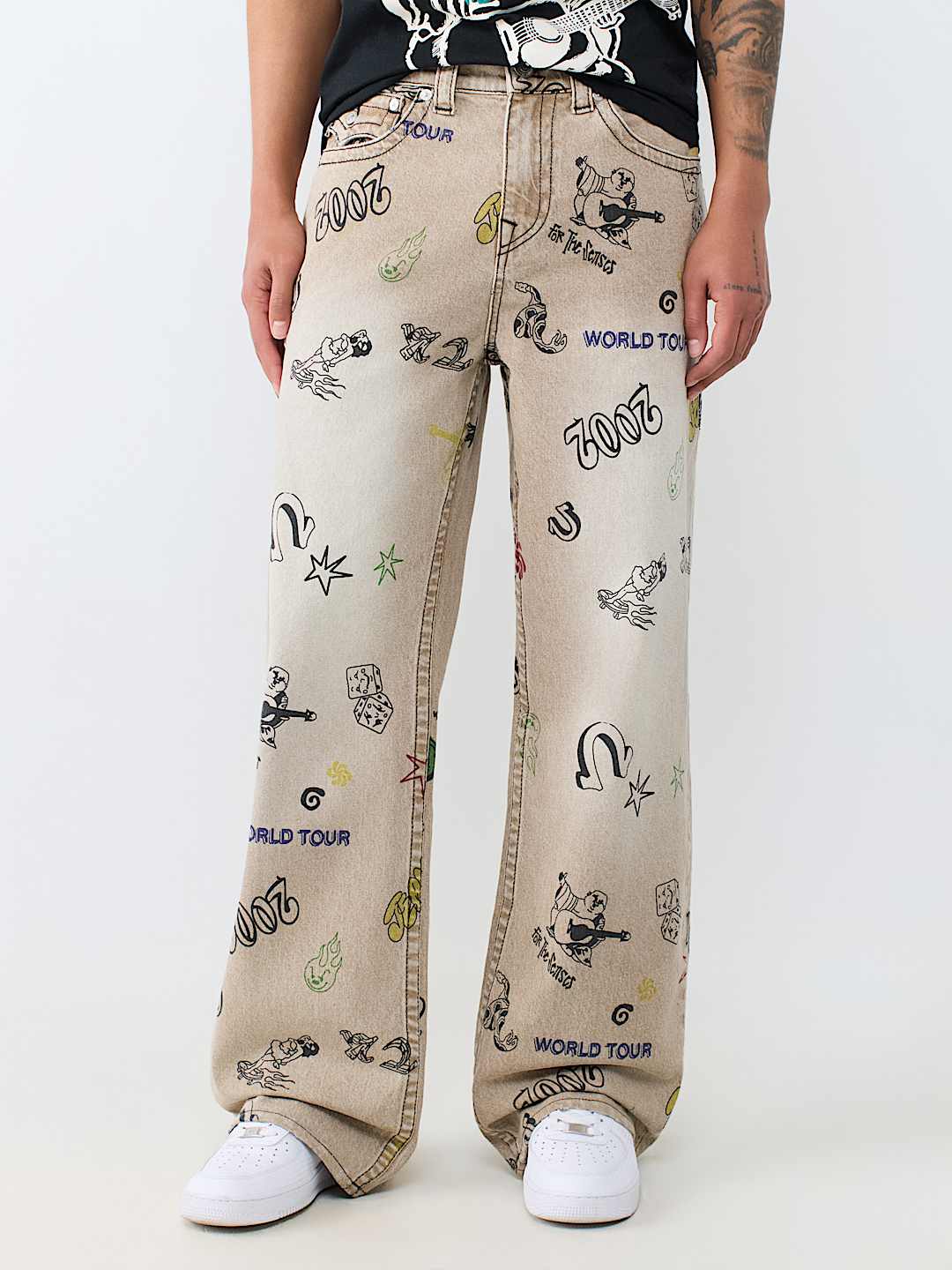 VINNY DOODLE FLAP ULTRA BAGGY JEAN 34"