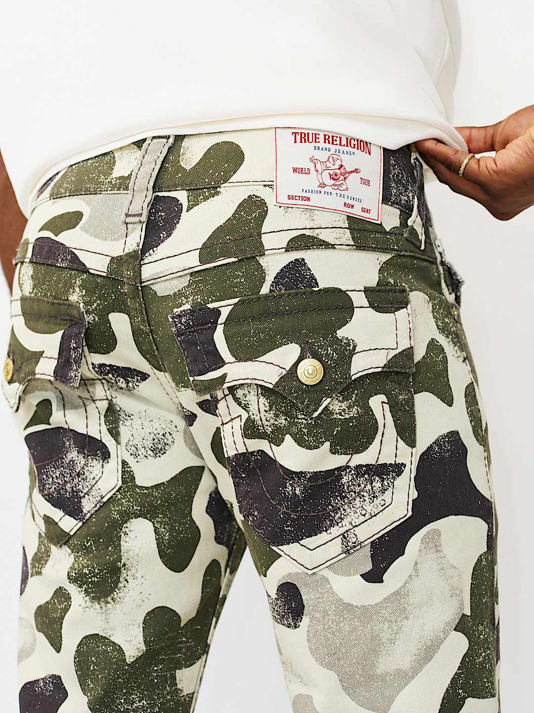 RICKY BIG T CAMO FLAP STRAIGHT JEAN, image 2