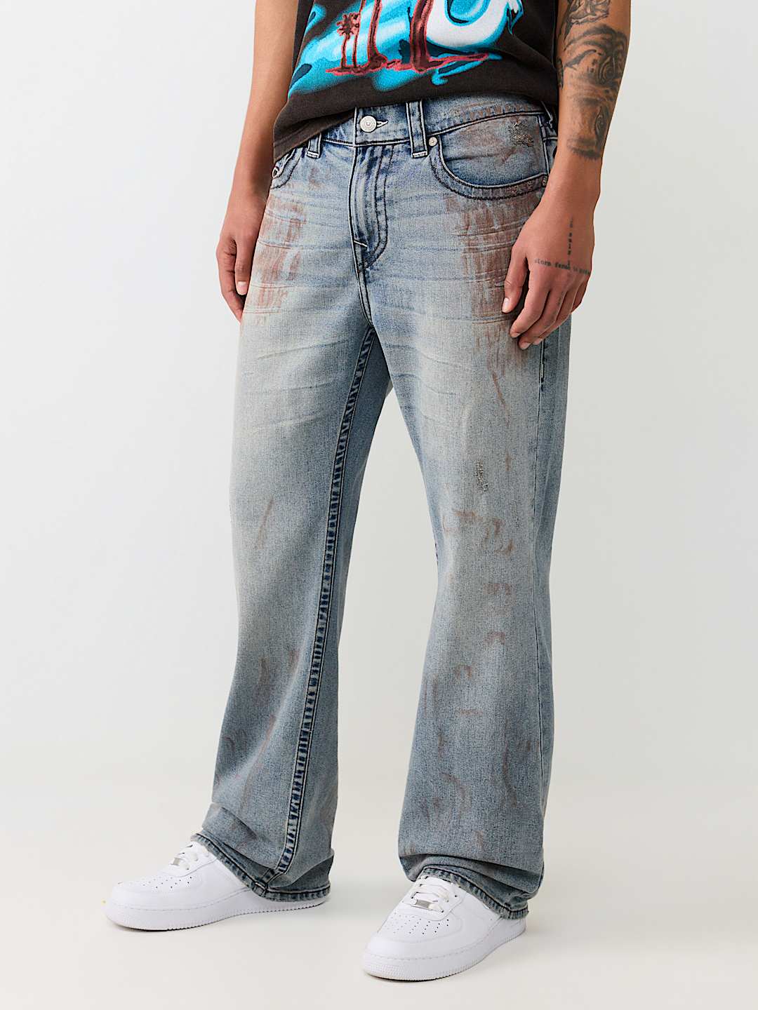 BAGGY BOOTCUT FLAP JEAN 32" 