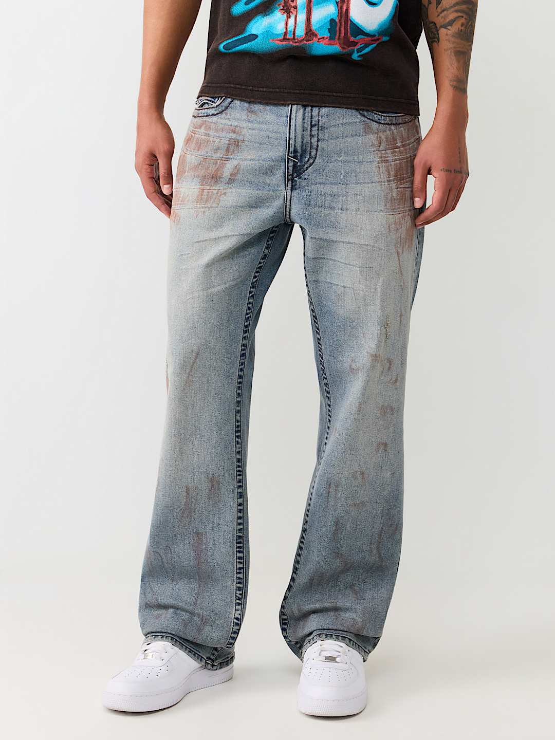 BAGGY BOOTCUT FLAP JEAN 32" 