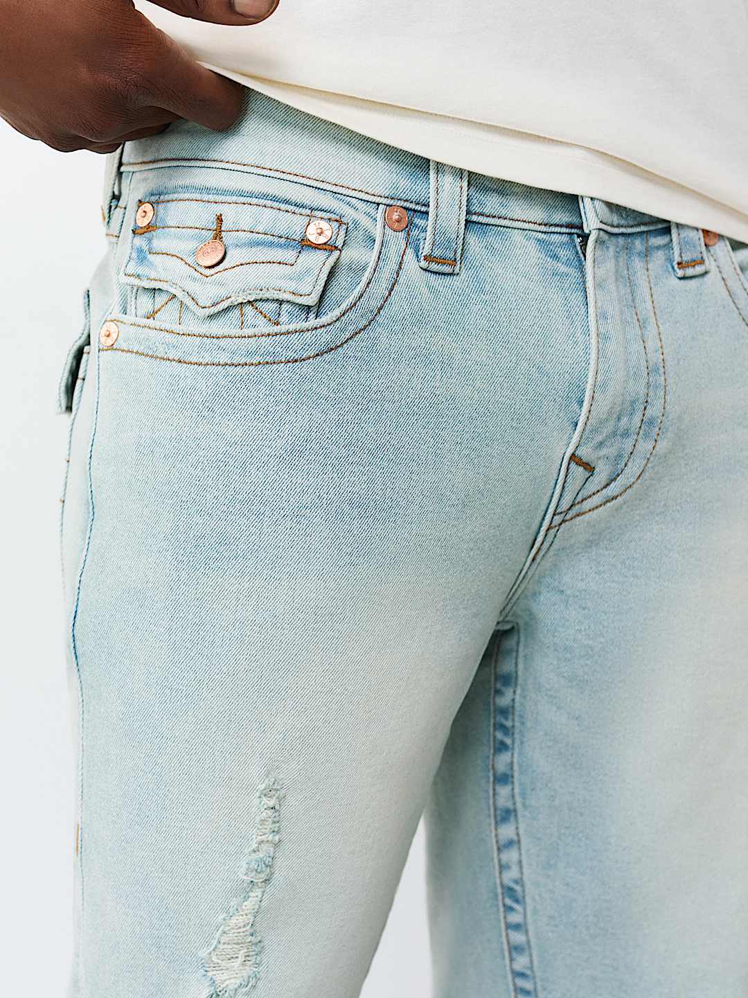 RICKY DESTROYED FLAP SHORT , image 5