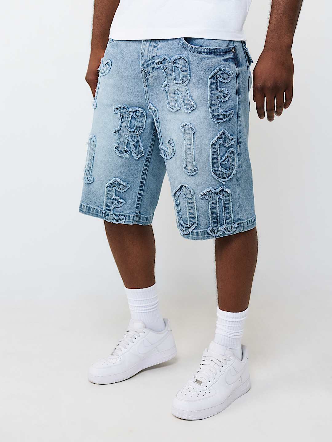 VINNY APPLIQU&Eacute; FLAP ULTRA BAGGY SHORT , image 4