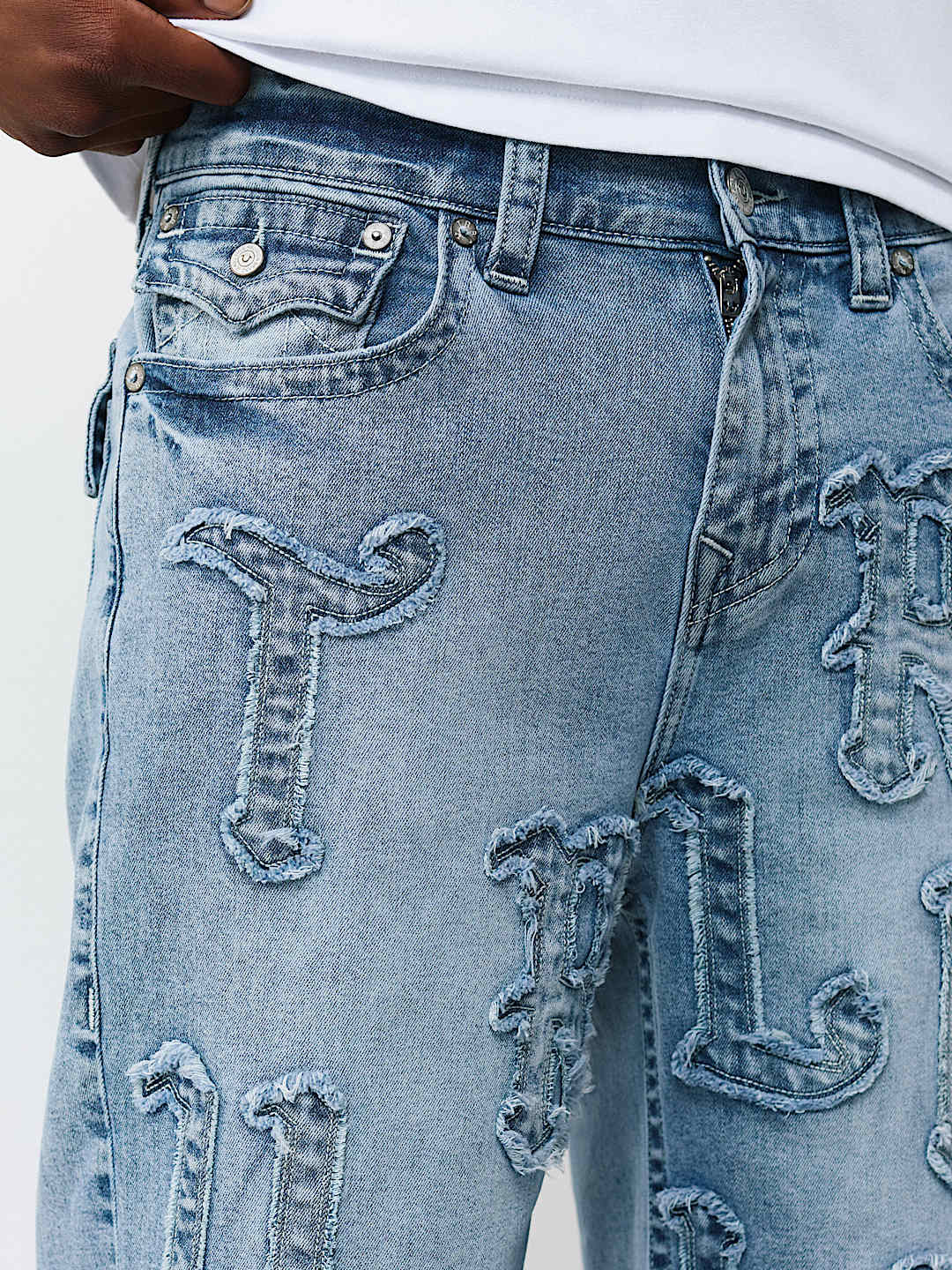 VINNY APPLIQU&Eacute; FLAP ULTRA BAGGY SHORT , image 5