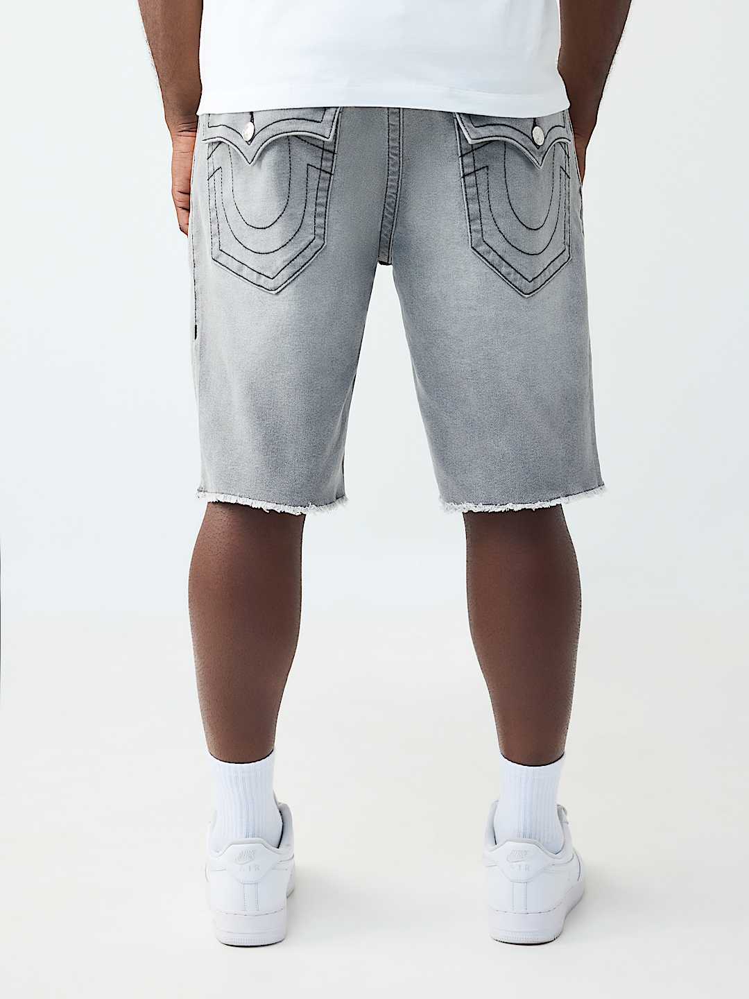 BOBBY FRAYED HEM FLAP BAGGY SHORT, image 5