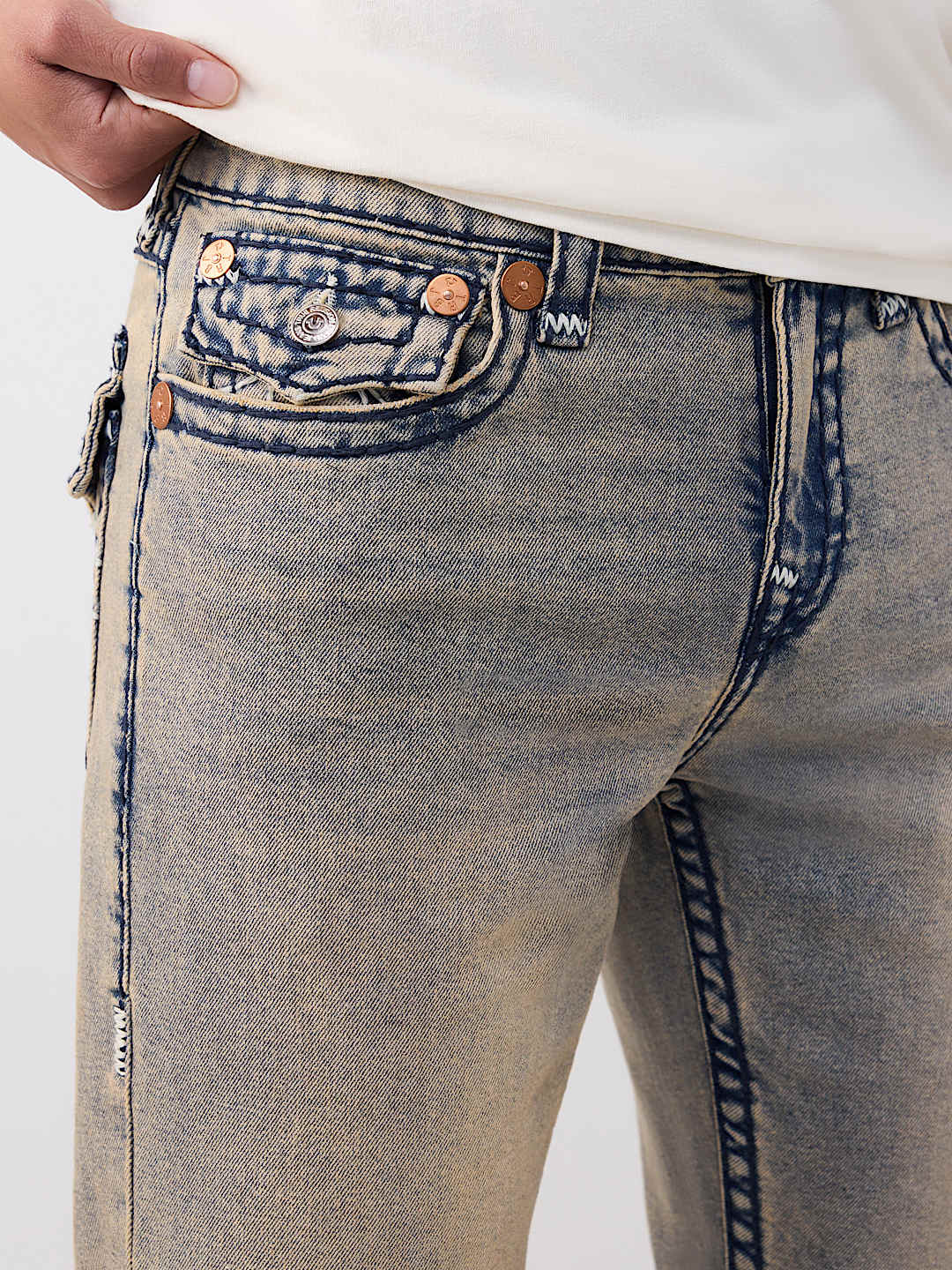 RICKY SUPER T FLAP STRAIGHT JEAN 34", image 4
