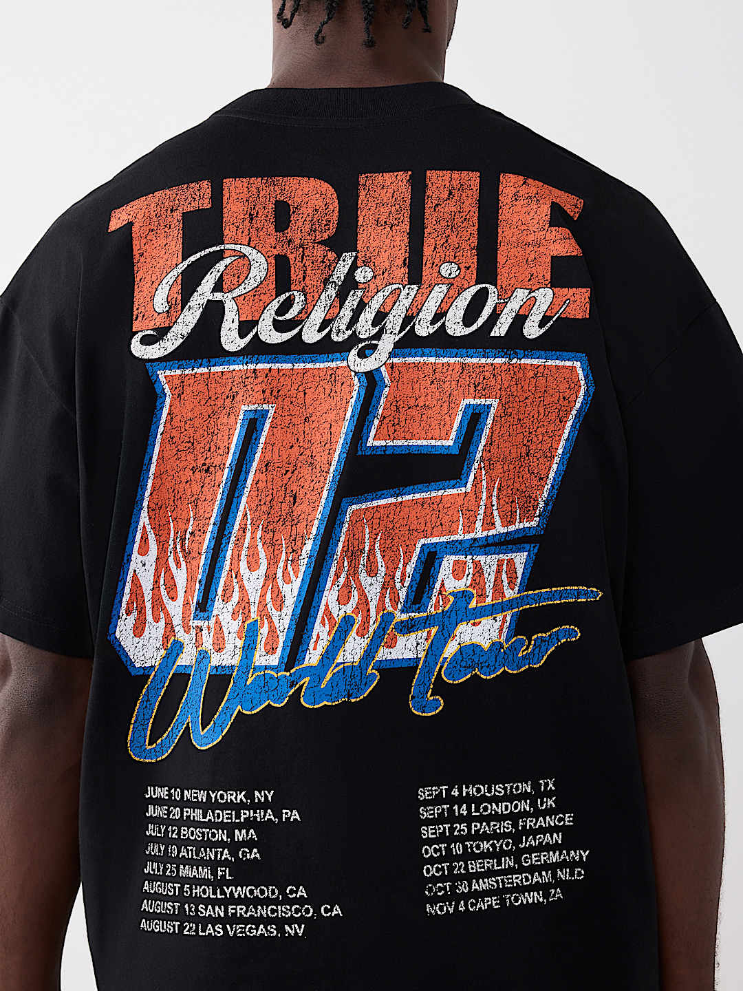 T-SHIRT &Eacute;PAIS SURDIMENSIONN&Eacute; TOUR DU MONDE