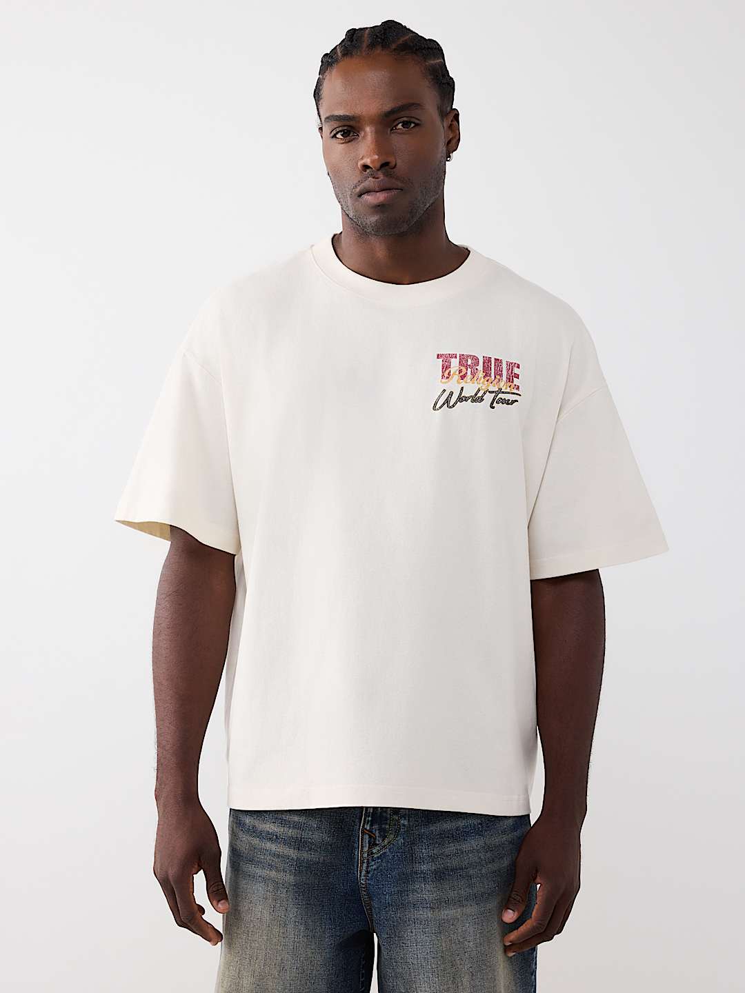 T-SHIRT &Eacute;PAIS SURDIMENSIONN&Eacute; TOUR DU MONDE