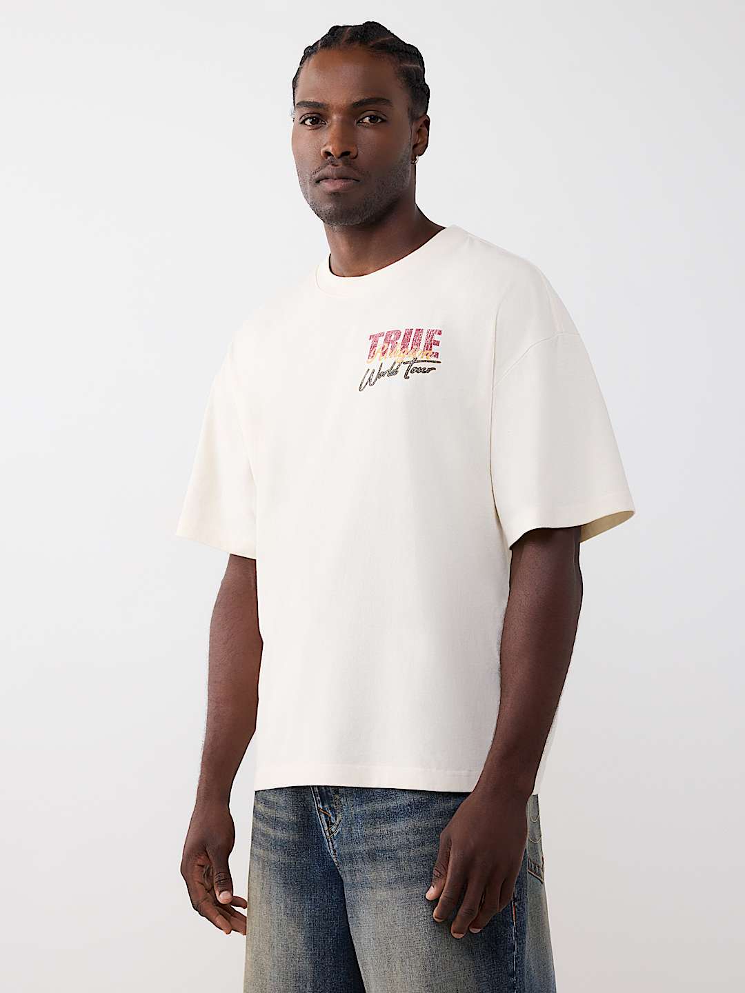 T-SHIRT &Eacute;PAIS SURDIMENSIONN&Eacute; TOUR DU MONDE