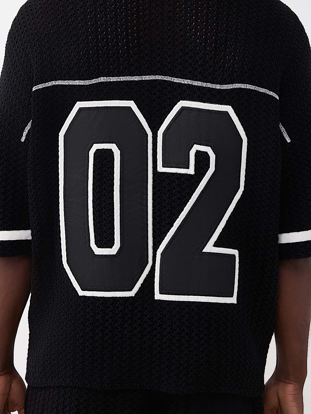 CAMISETA EXTRAGRANDE DE TEJIDO ABIERTO, image 5