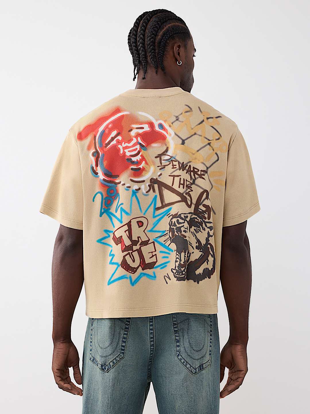 CAMISETA PESADA RELAJADA TEJIDA CON LAVADO, image 2