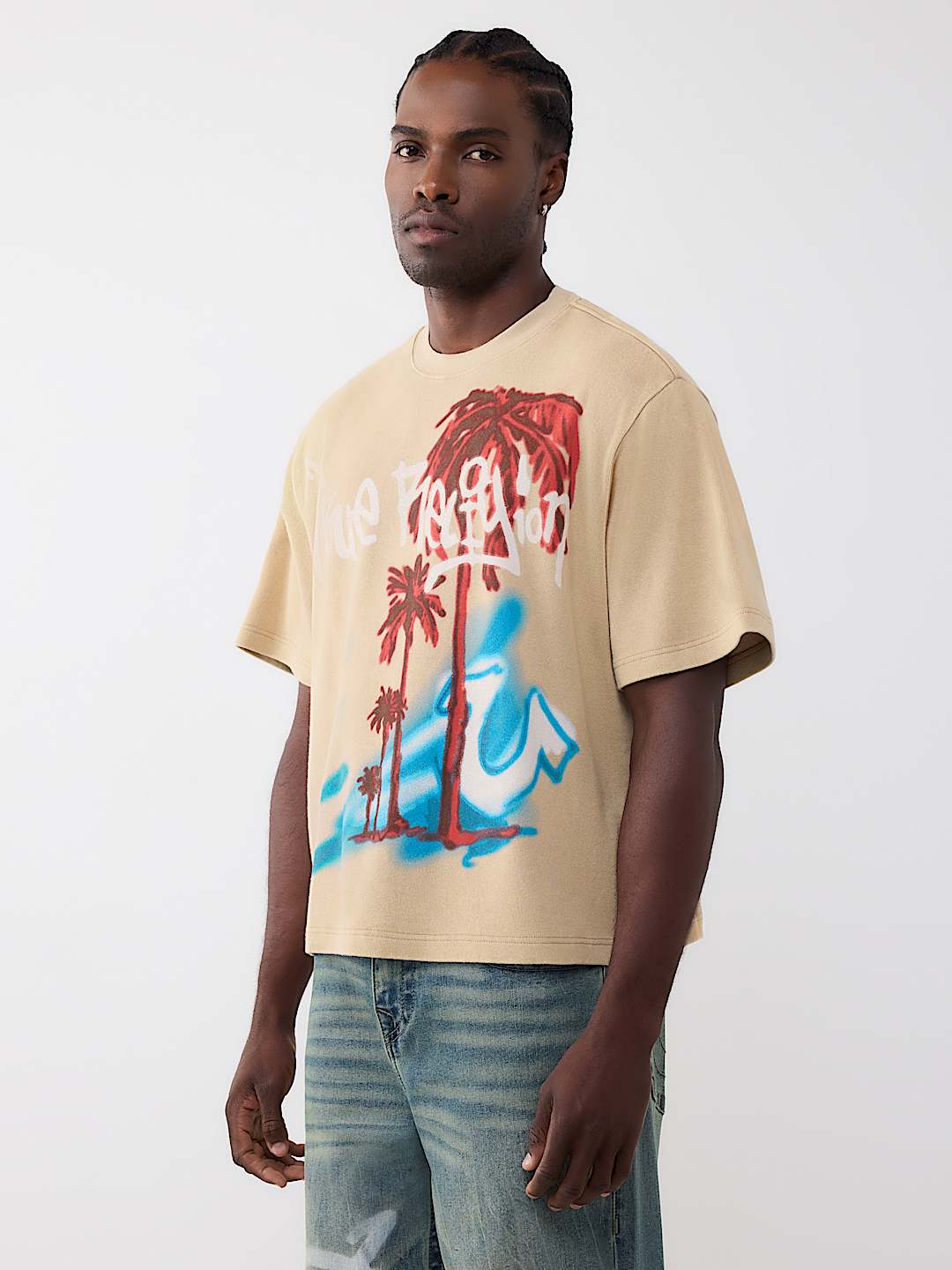 CAMISETA PESADA RELAJADA TEJIDA CON LAVADO, image 4