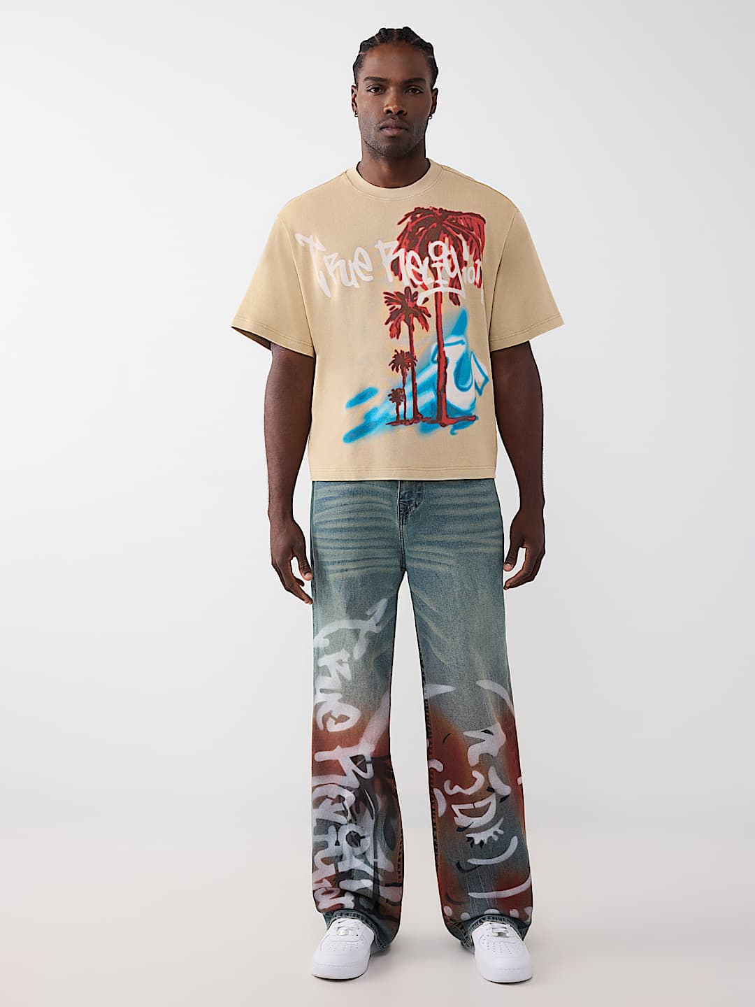 CAMISETA PESADA RELAJADA TEJIDA CON LAVADO, image 5