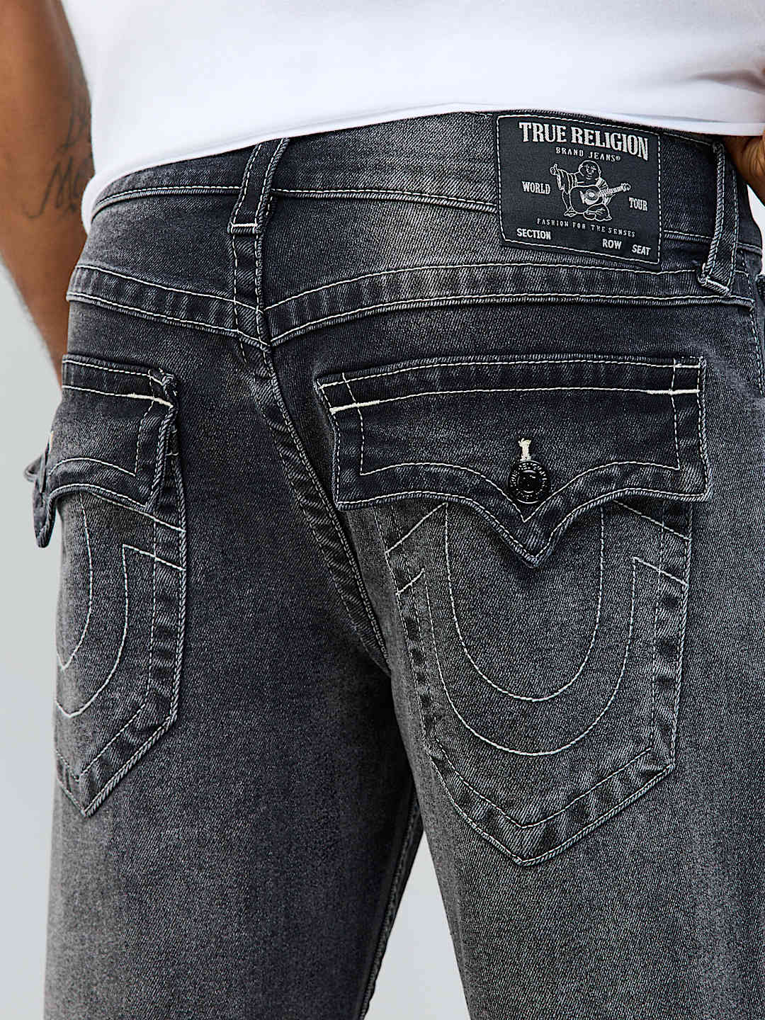 RICKY FLAP STRAIGHT JEAN 34"
