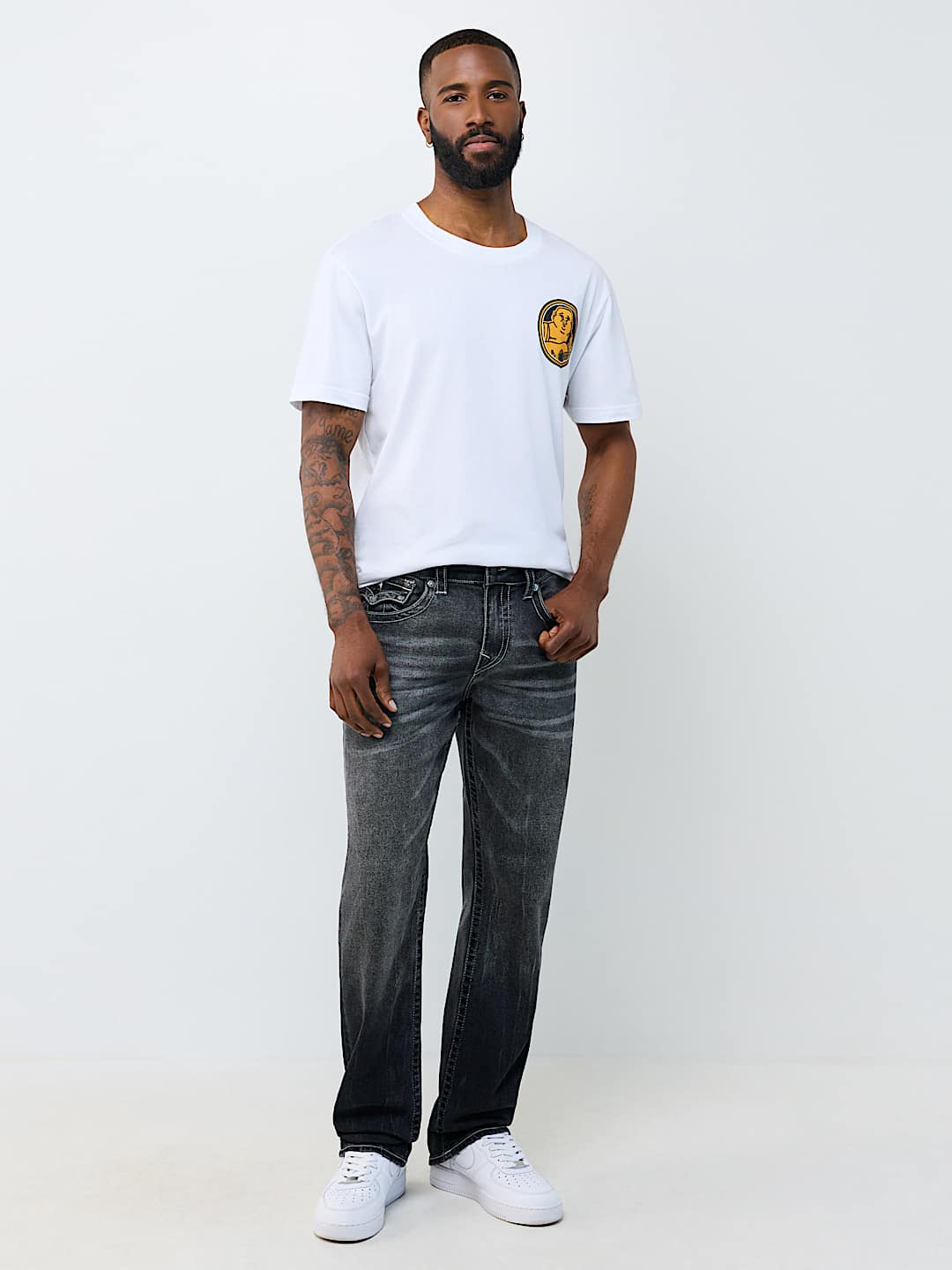 RICKY FLAP STRAIGHT JEAN 34"