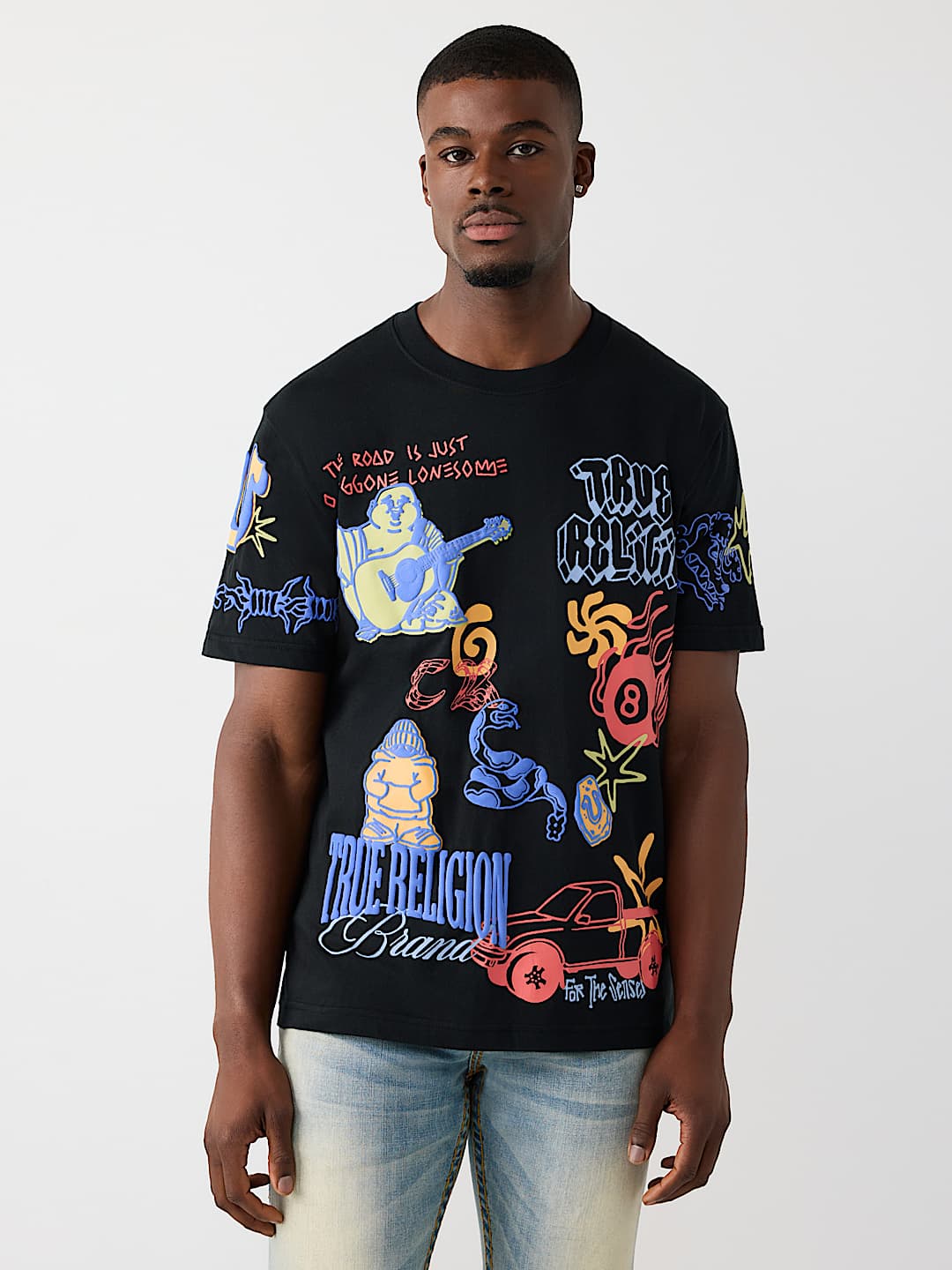 T-SHIRT AVEC LOGO DE GRAFFITI