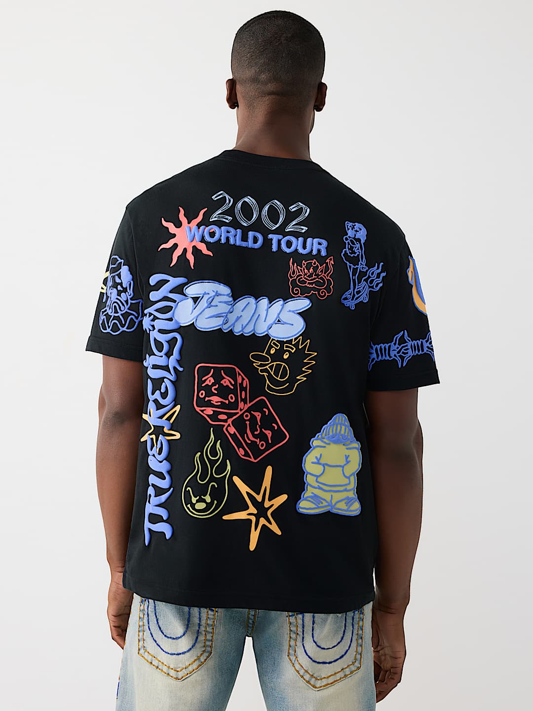 T-SHIRT AVEC LOGO DE GRAFFITI