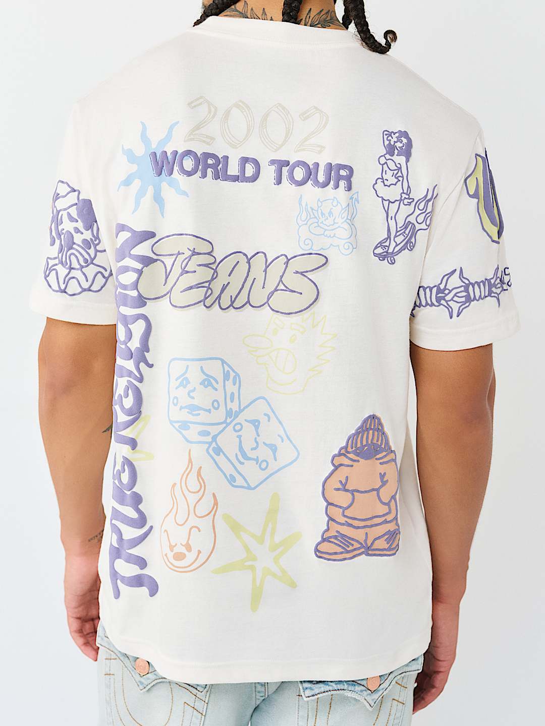 T-SHIRT AVEC LOGO DE GRAFFITI
