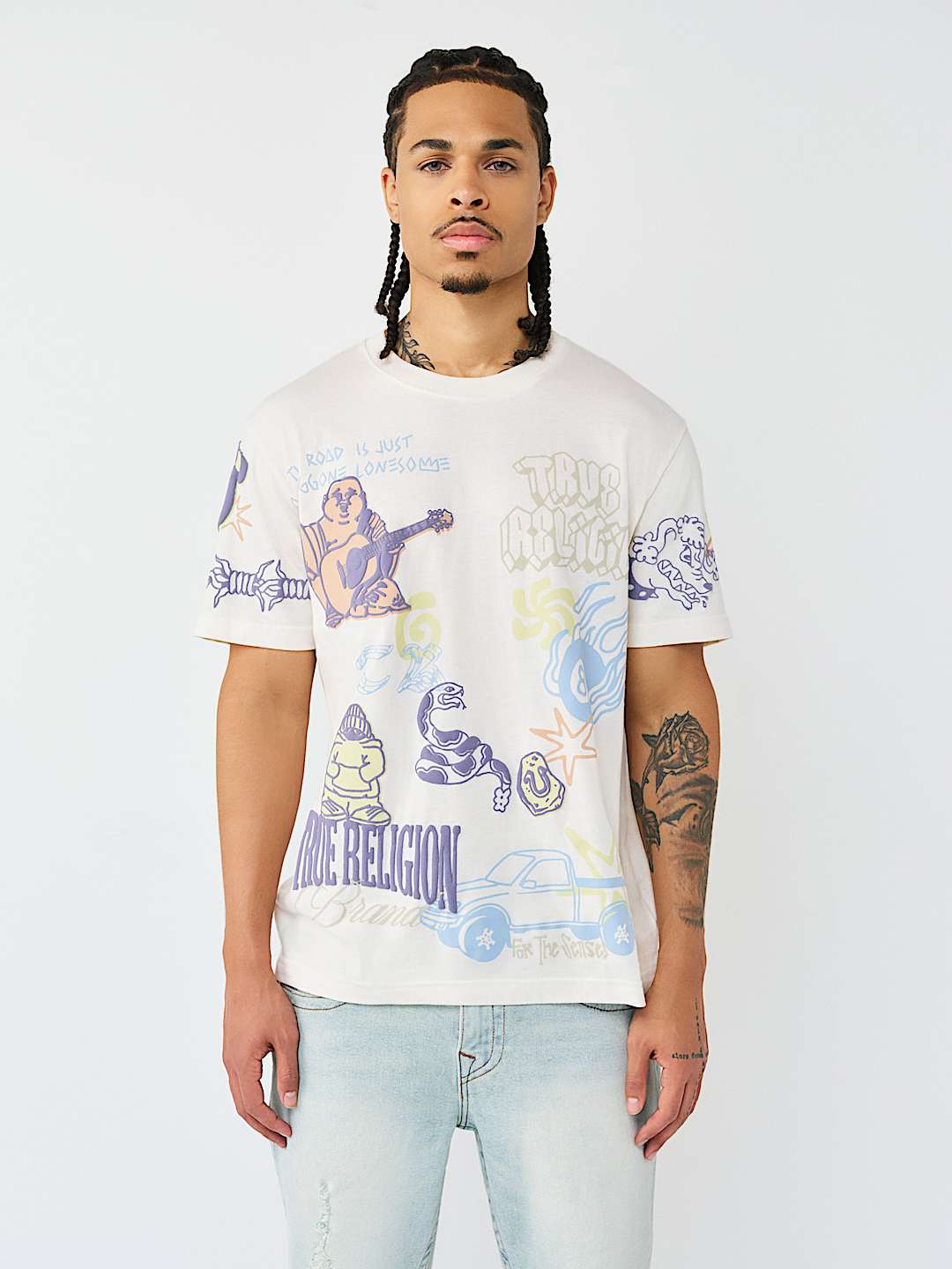 T-SHIRT AVEC LOGO DE GRAFFITI