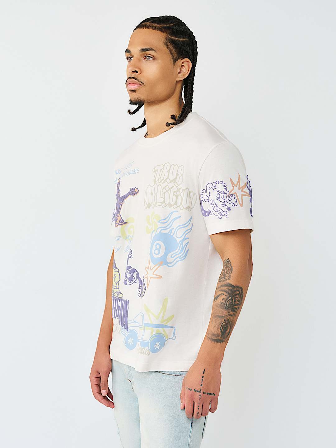 T-SHIRT AVEC LOGO DE GRAFFITI