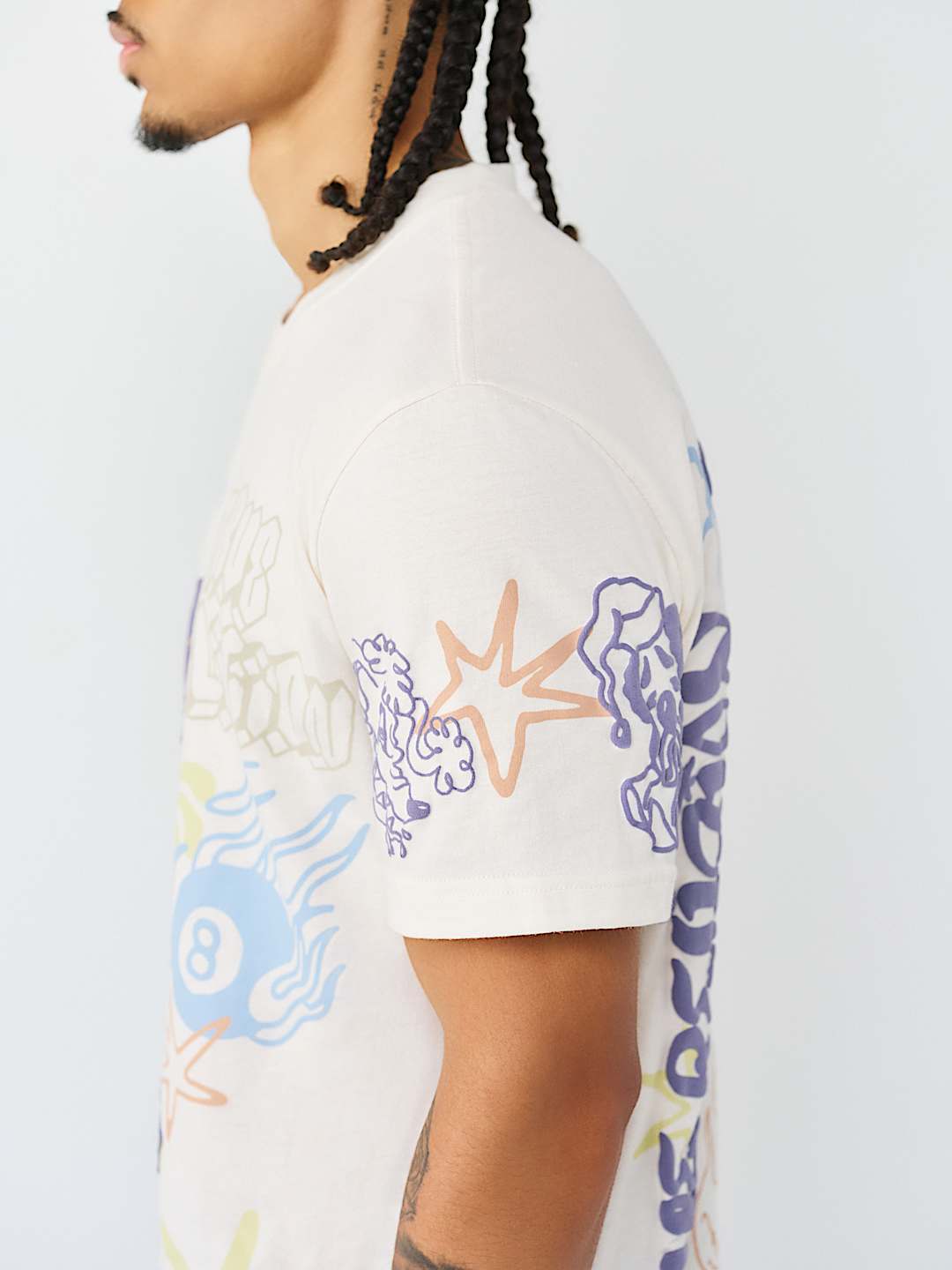T-SHIRT AVEC LOGO DE GRAFFITI