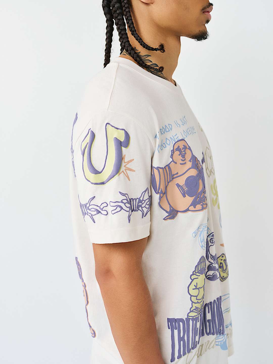 T-SHIRT AVEC LOGO DE GRAFFITI