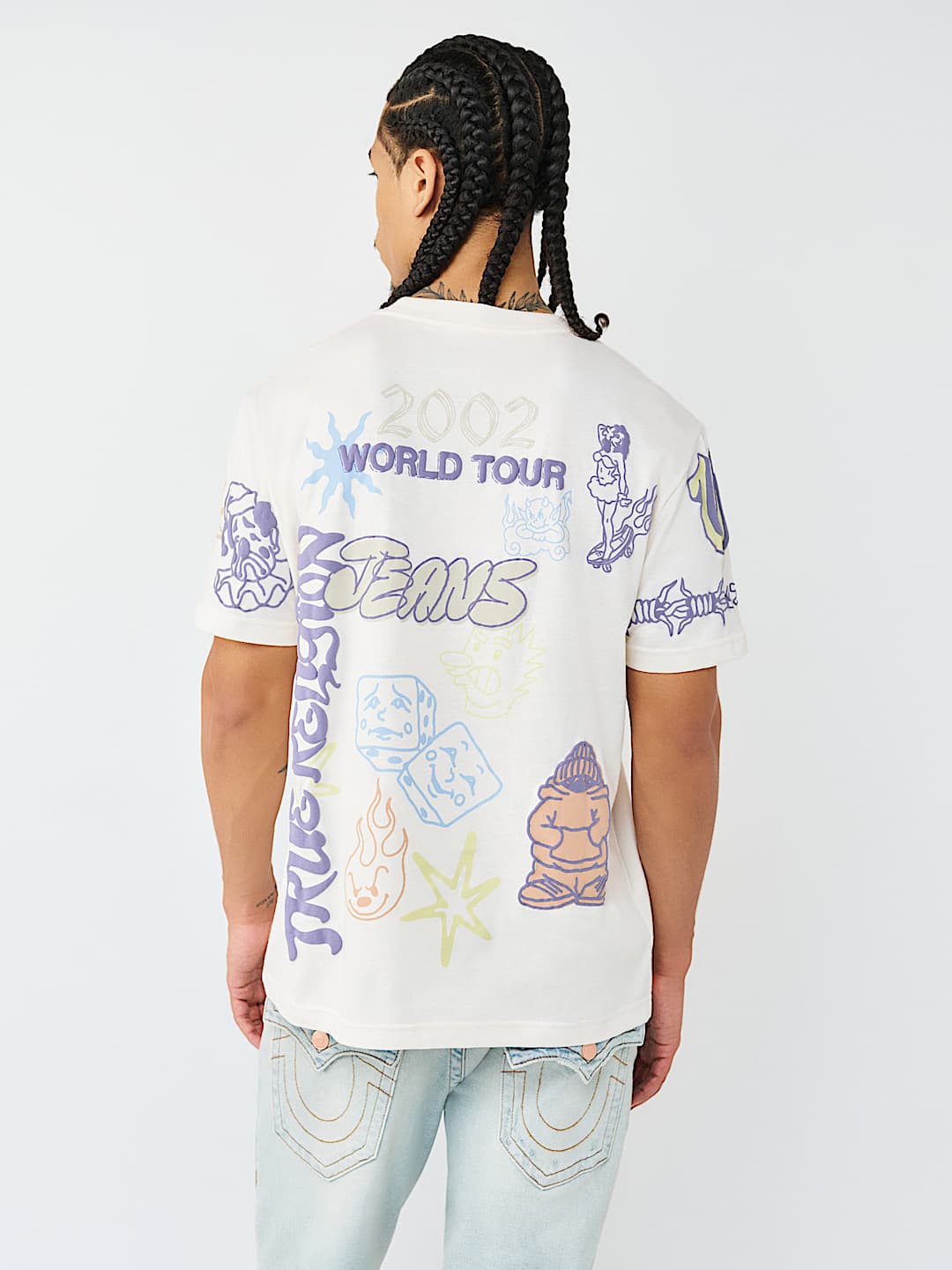 T-SHIRT AVEC LOGO DE GRAFFITI