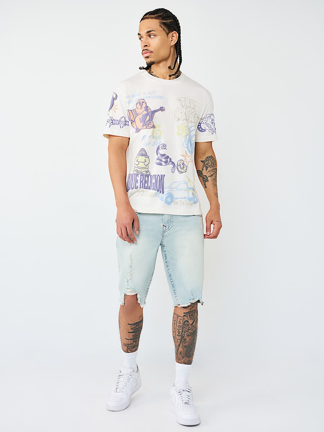 T-SHIRT AVEC LOGO DE GRAFFITI