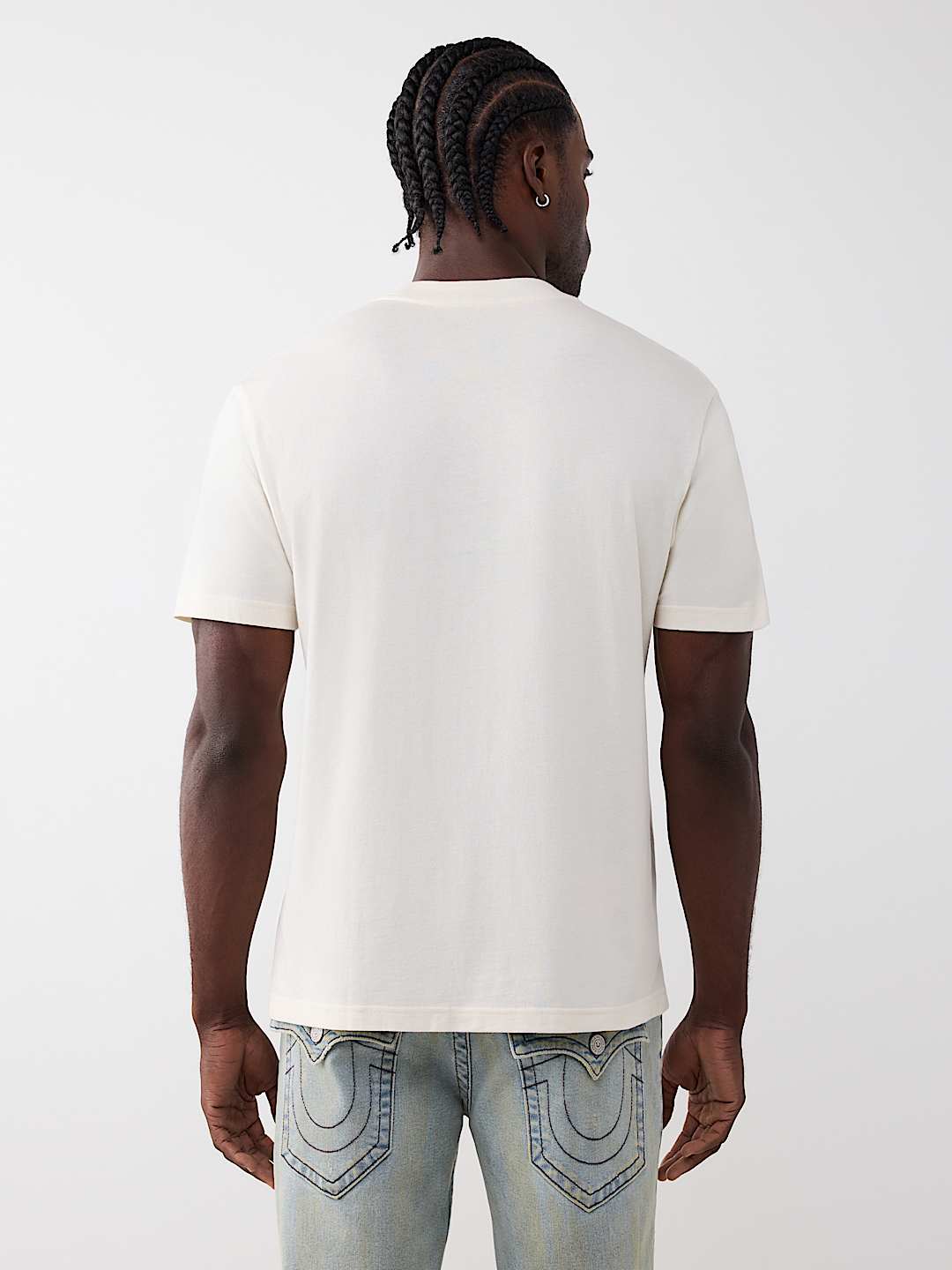 CAMISETA CON COSTURA Y BORDADO DE BUDA ORIGINAL, image 4