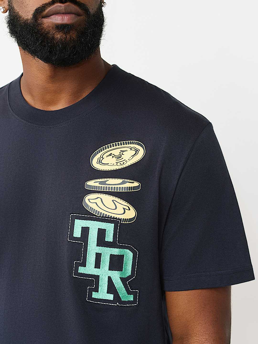 BUDDHA COIN EMBROIDERY TEE, image 4