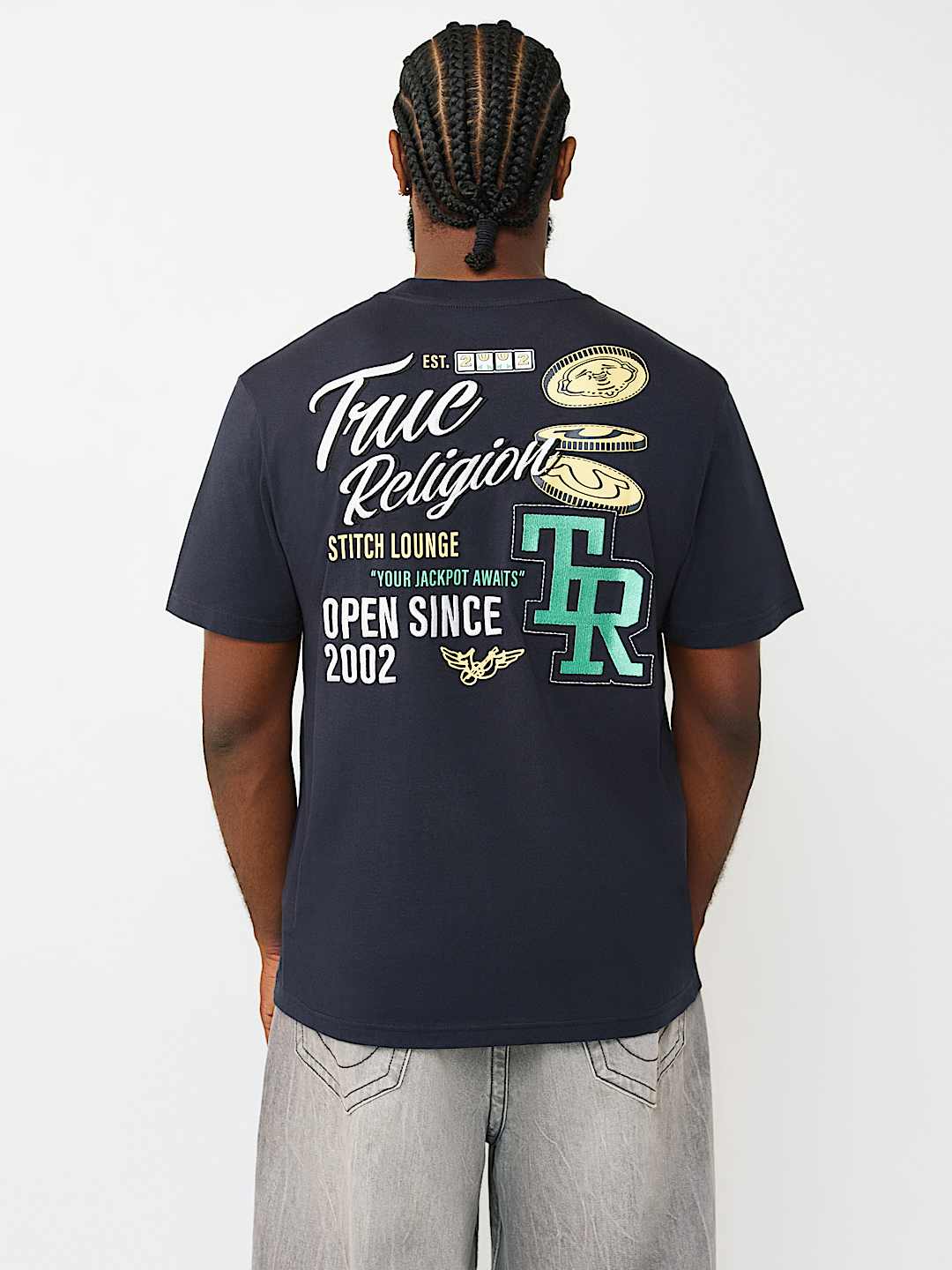 BUDDHA COIN EMBROIDERY TEE, image 5