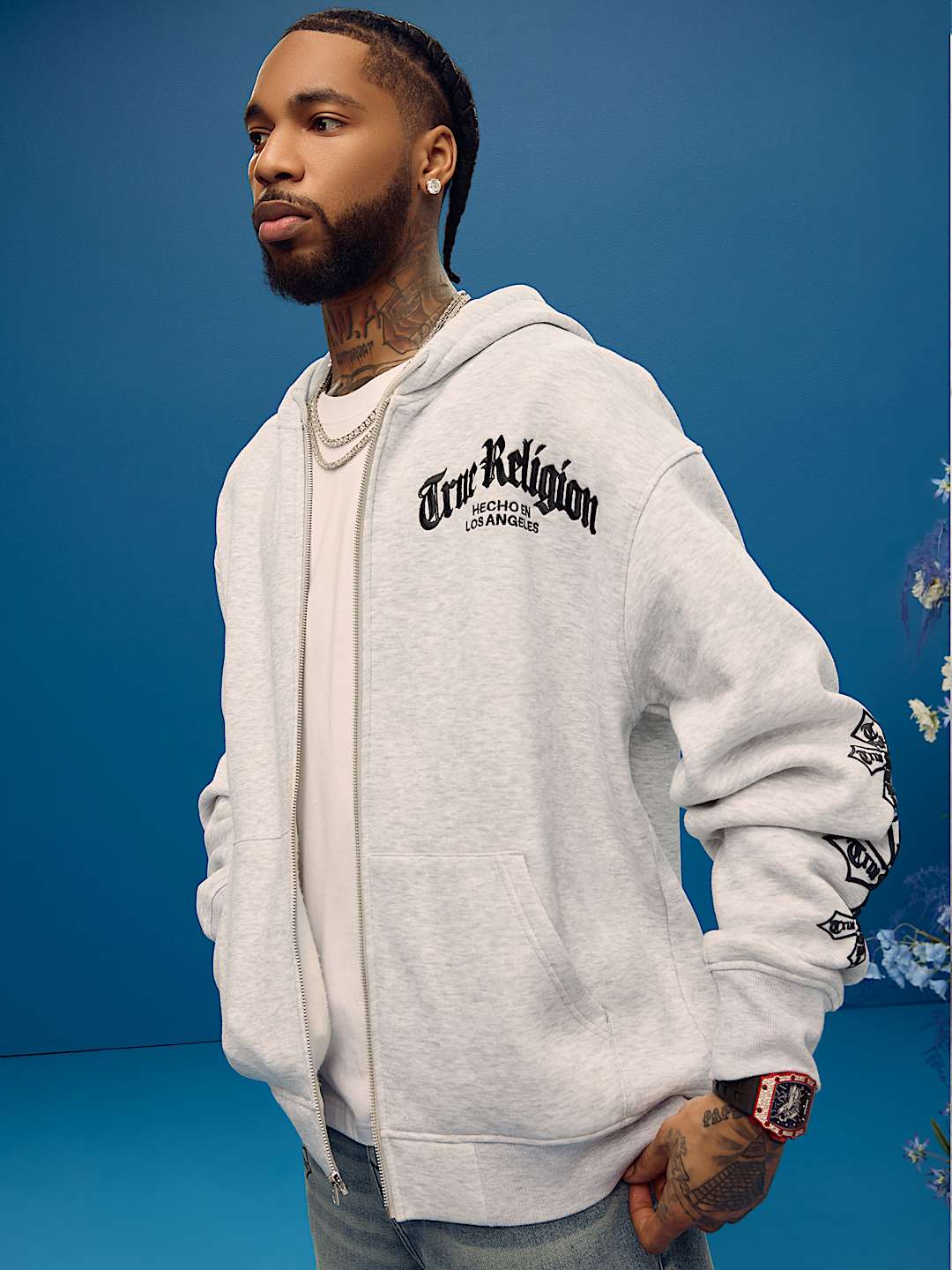 BLESSED ZIP HOODIE, image 1