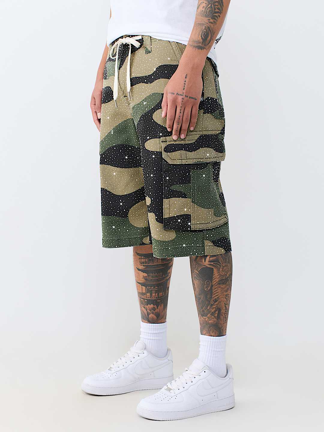BAGGY CRYSTAL CARGO SHORT