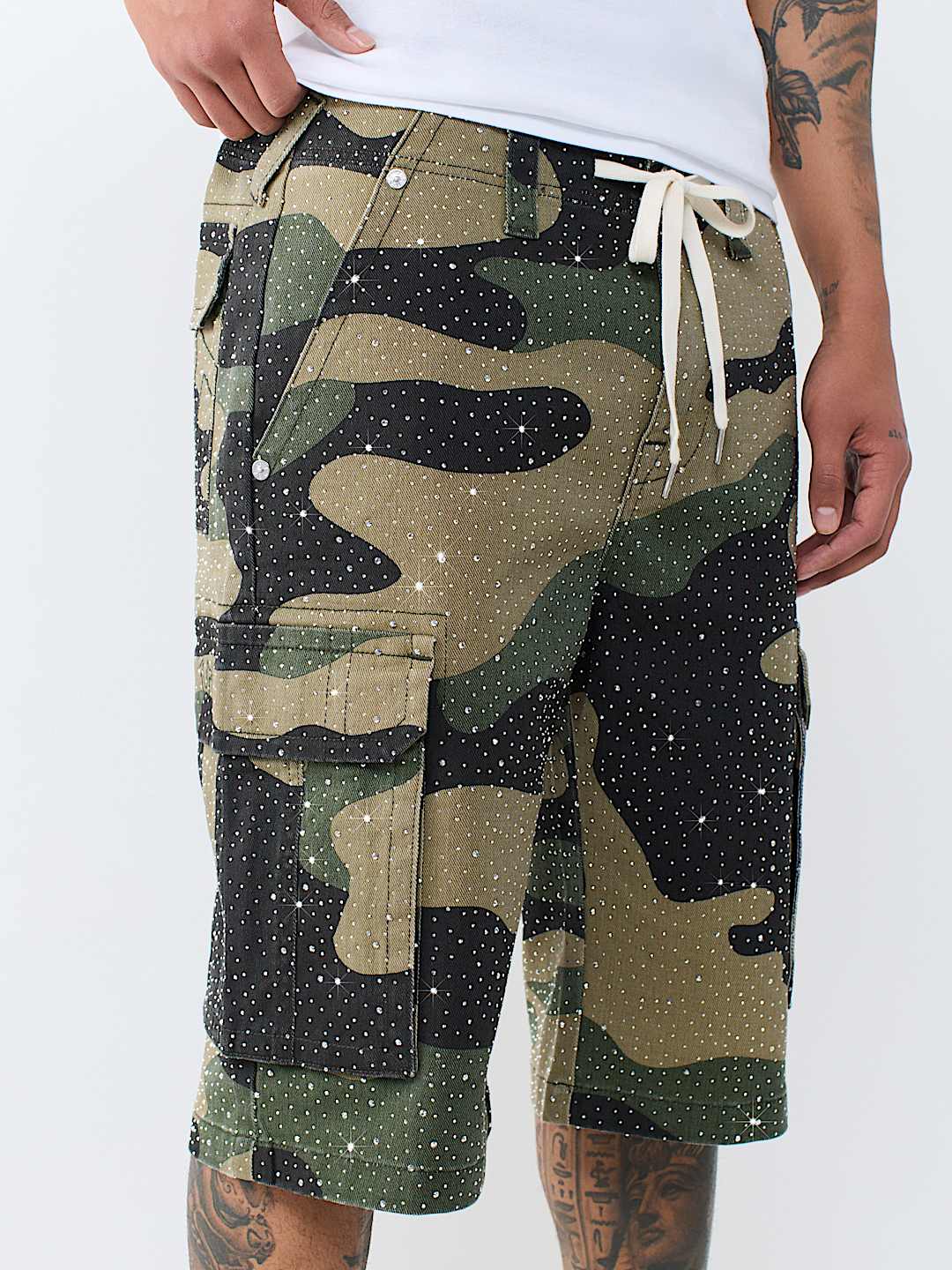 BAGGY CRYSTAL CARGO SHORT