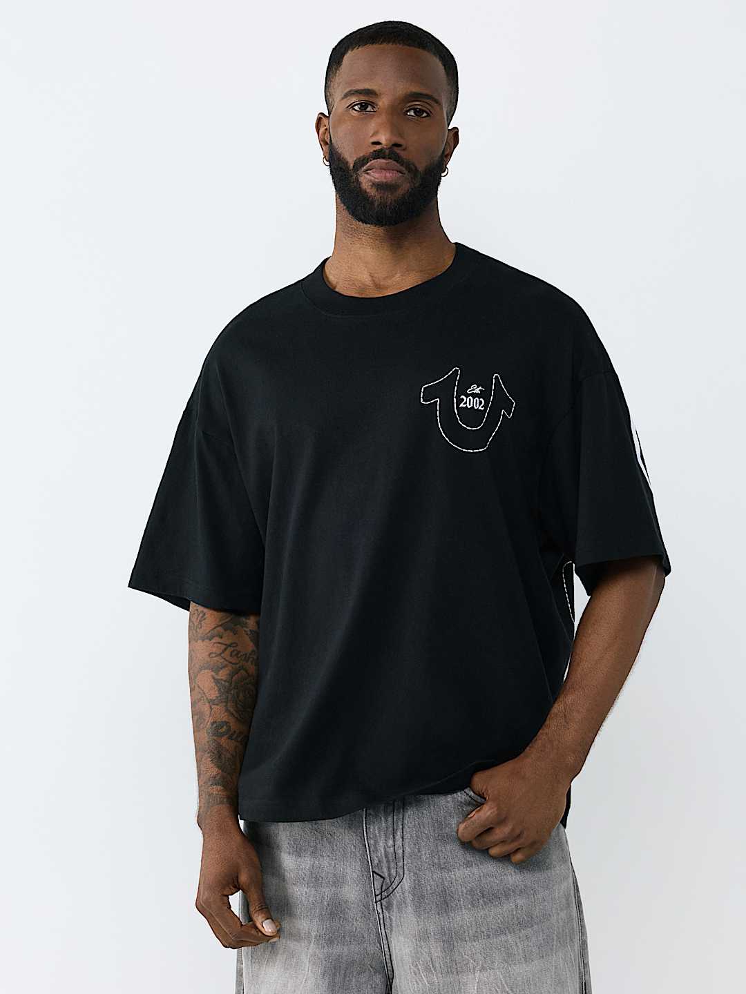 OVERSIZED HEAVYWEIGHT SCRIPT TEE, image 2